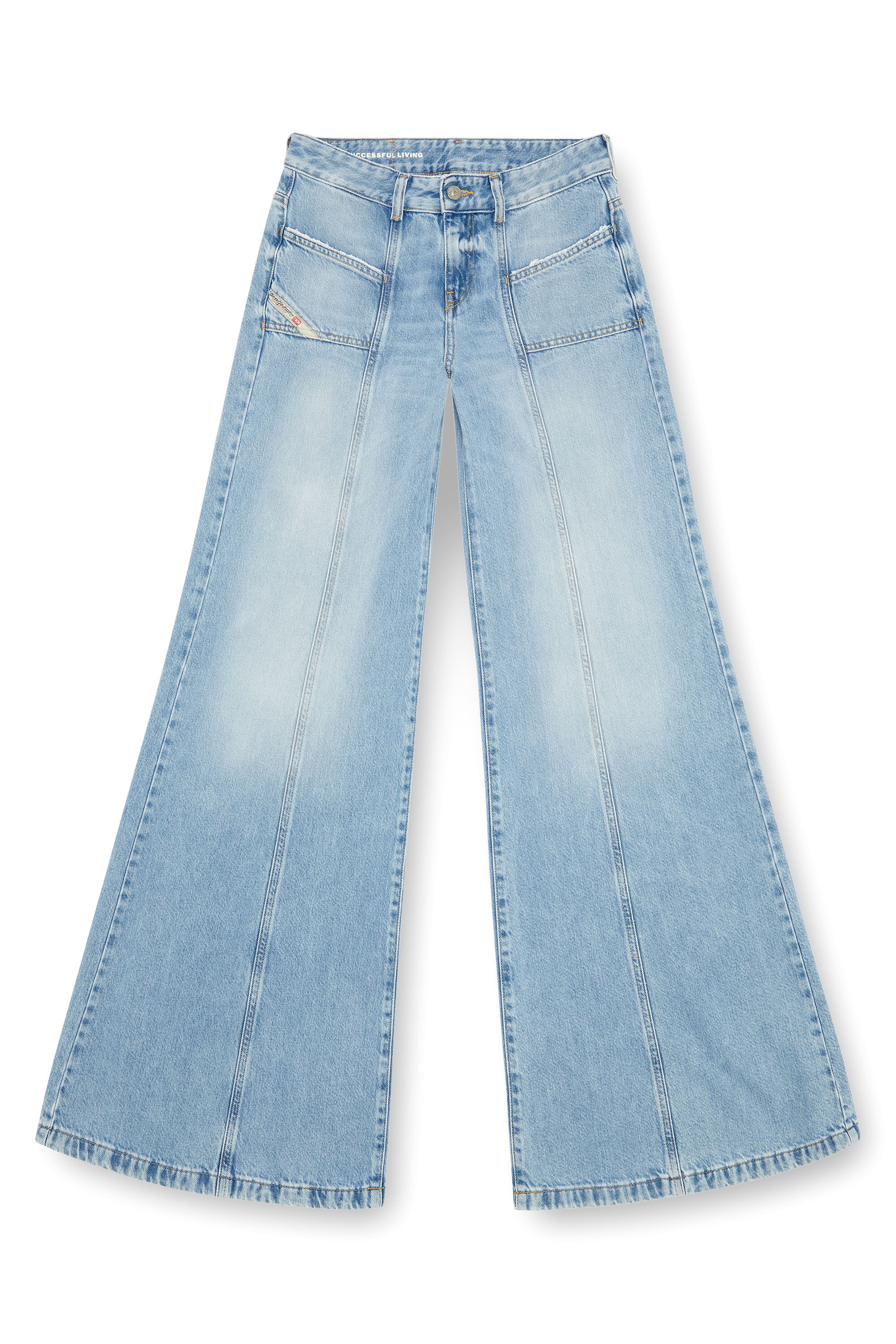 Diesel - Female's Flare Jeans D-Akii 09J88, Light Blue - 2