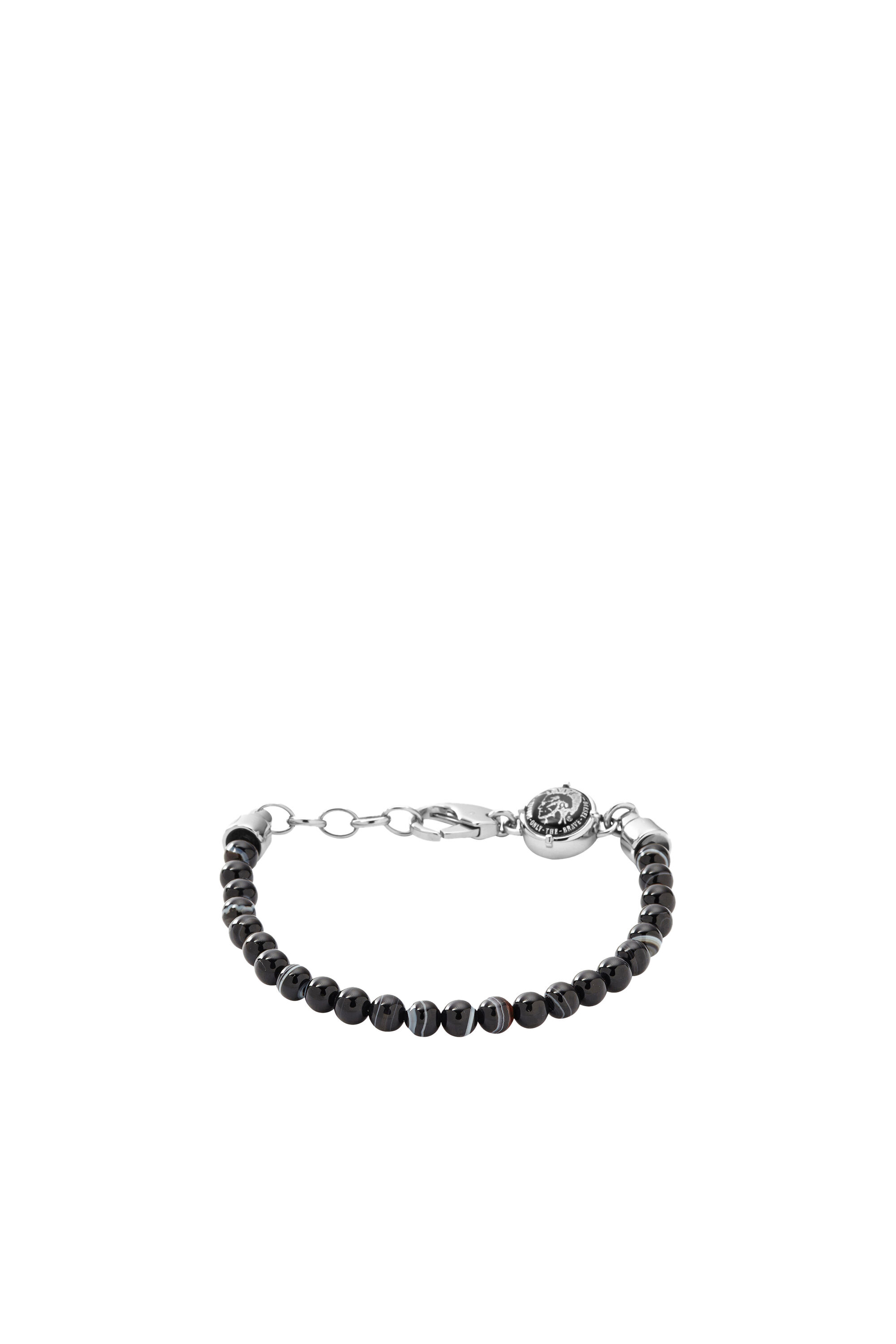 Diesel - DX0848, Bracelet avec perles Homme in Noir - 1