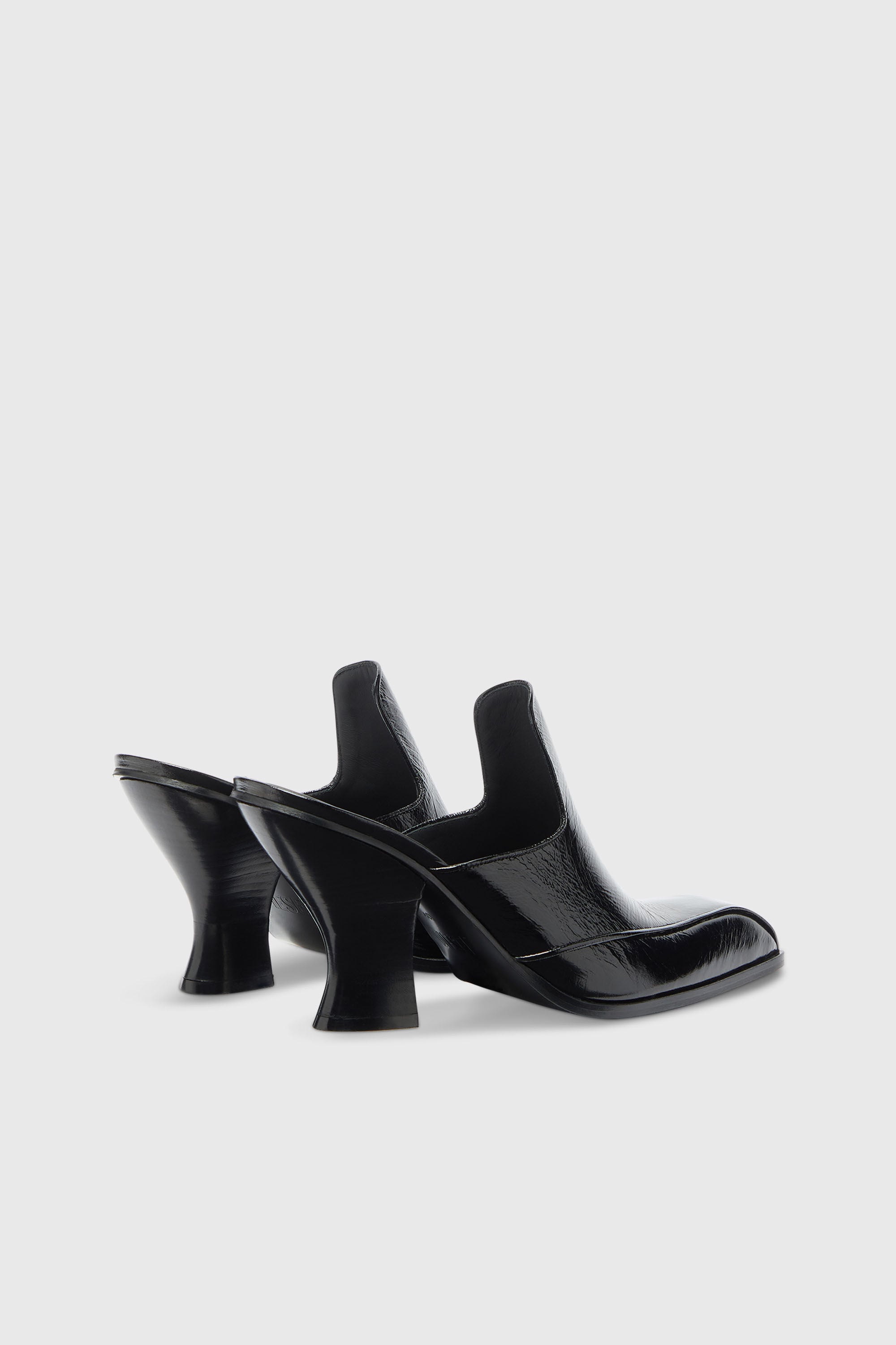 Women's D-Luffy - Western-style mules in patent leather | Black