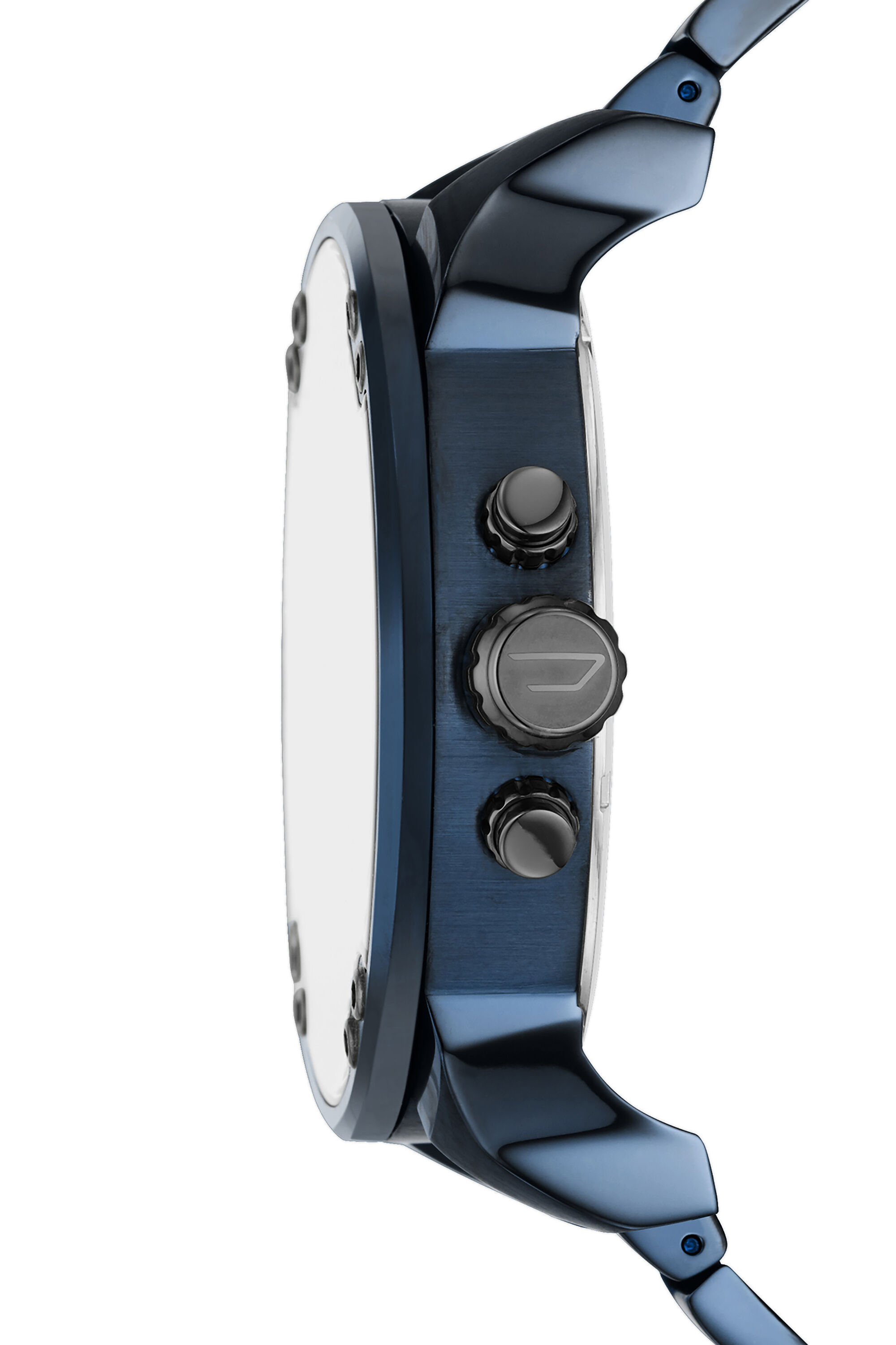 Diesel - DZ7414, Mr. Daddy 2.0 montre chronographe en acier inoxydable bleu Homme in Bleu - 2