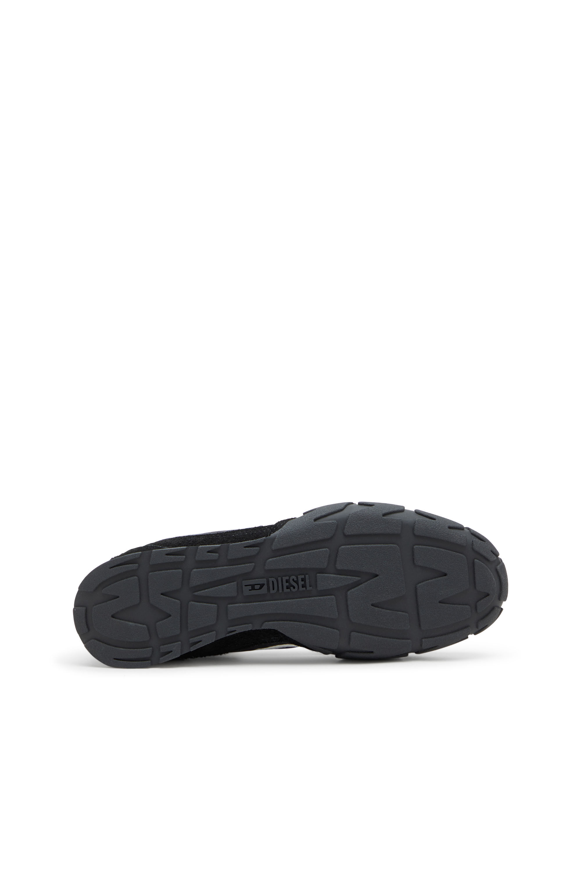 Diesel - S-PAGODHA LOW, Male's S-Pagodha-Sneakers in leather, suede and ripstop in Black/Red - 5