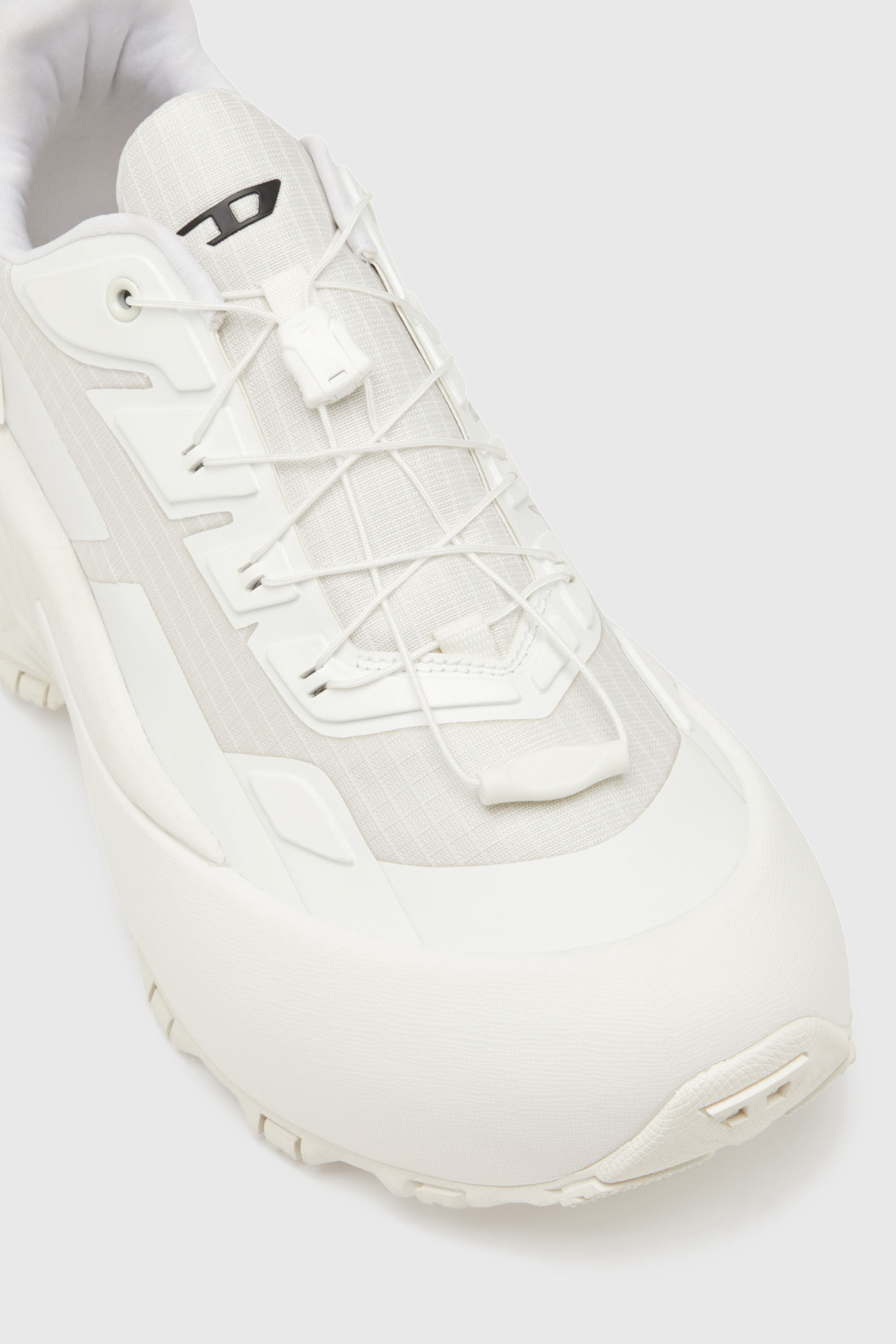 Diesel - D-CAGE RUNNER, Male's D-Cage Runner-Sneakers in TPU-trimmed ripstop in White - 6