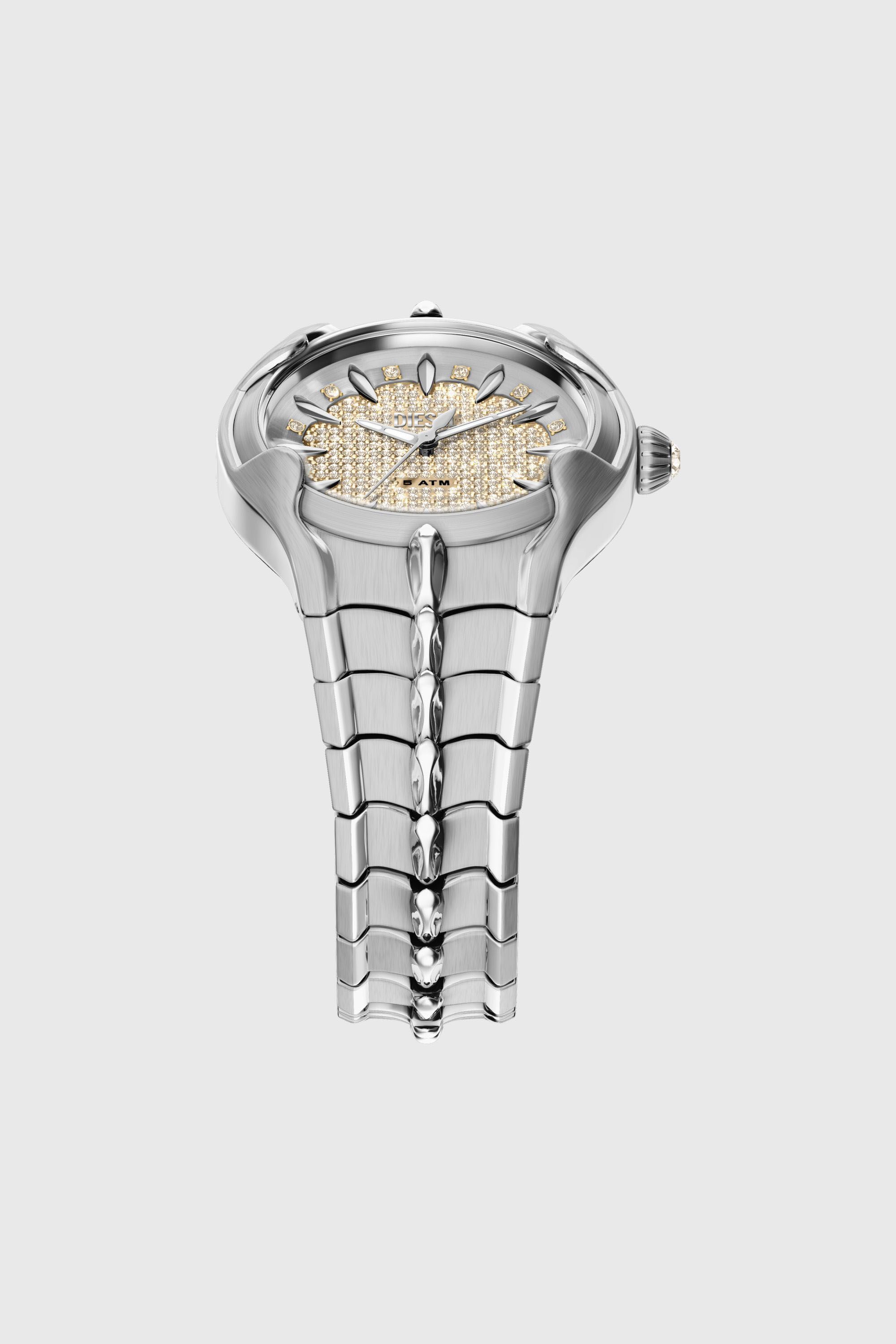 Men's Vert Stainless Steel Watch | Silver | Diesel US