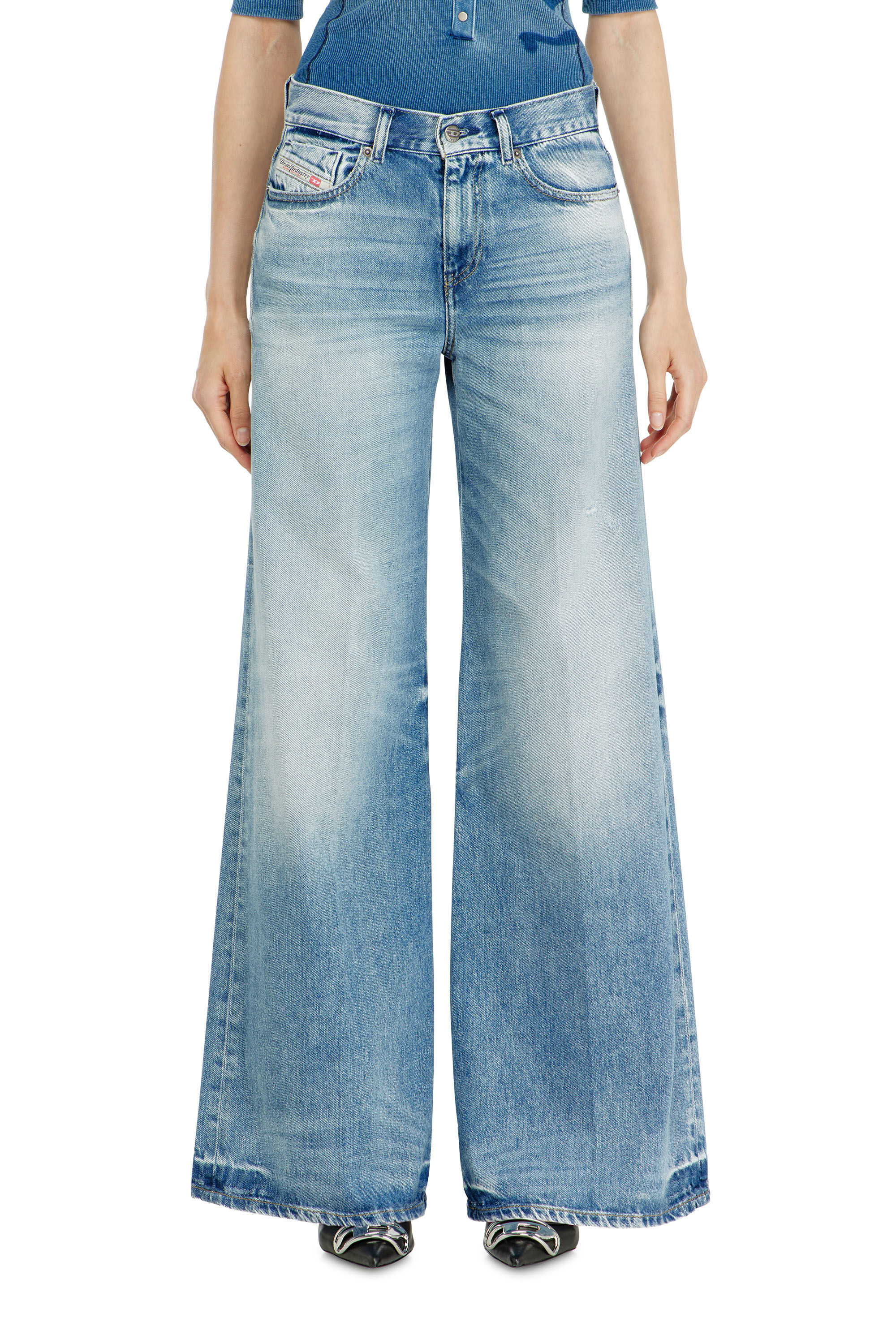 Women's Flare Jeans | Light Blue | Diesel 1978 D-Akemi