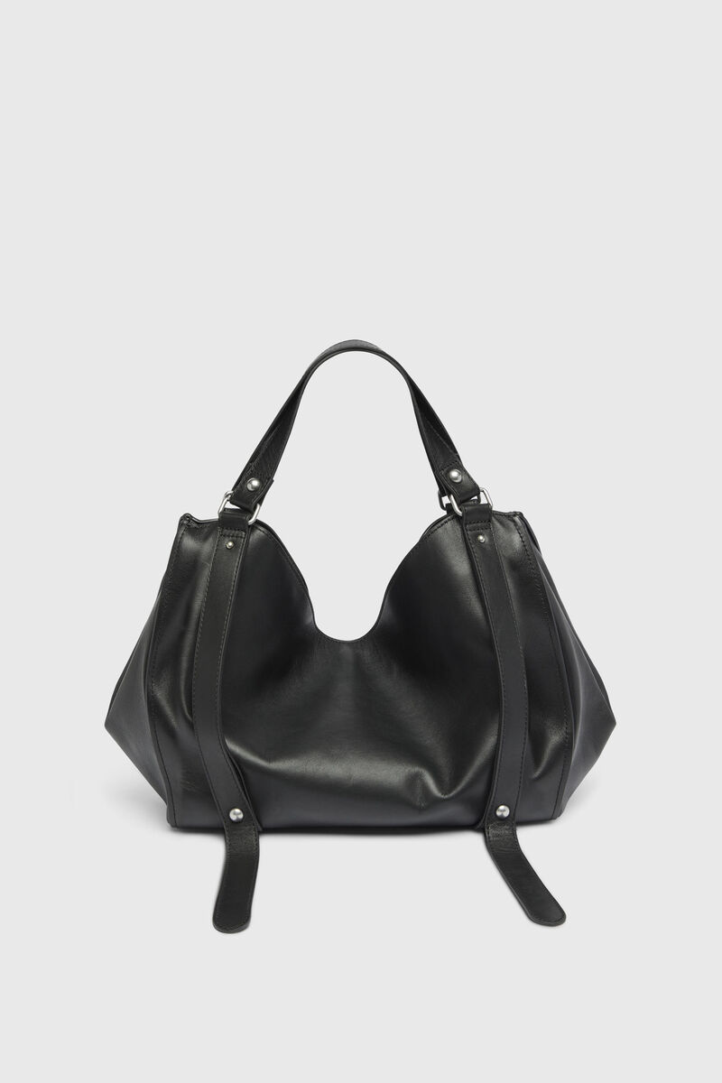 D-One-Medium top-handle bag in treated leather