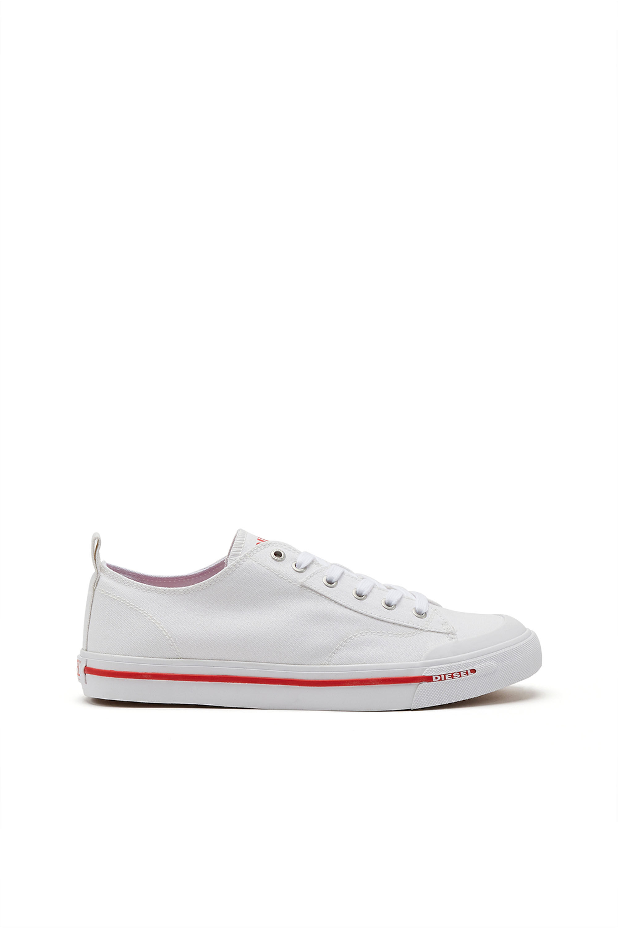 Diesel - S-ATHOS LOW, Male's S-Athos Low - Low-top sneakers in canvas in White - 1