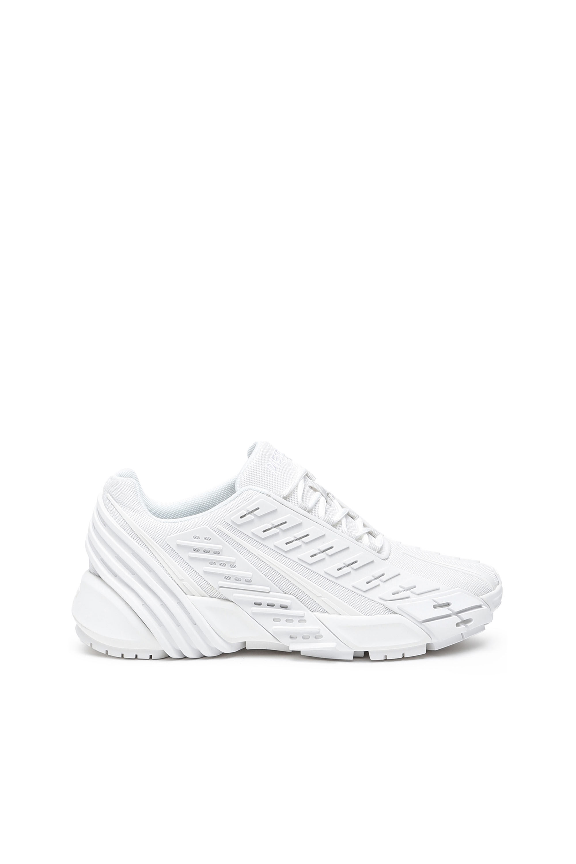 Diesel - S-PROTOTYPE LOW W, S-Prototype Low W - Sneakers en mesh et caoutchouc Femme in Blanc - 1