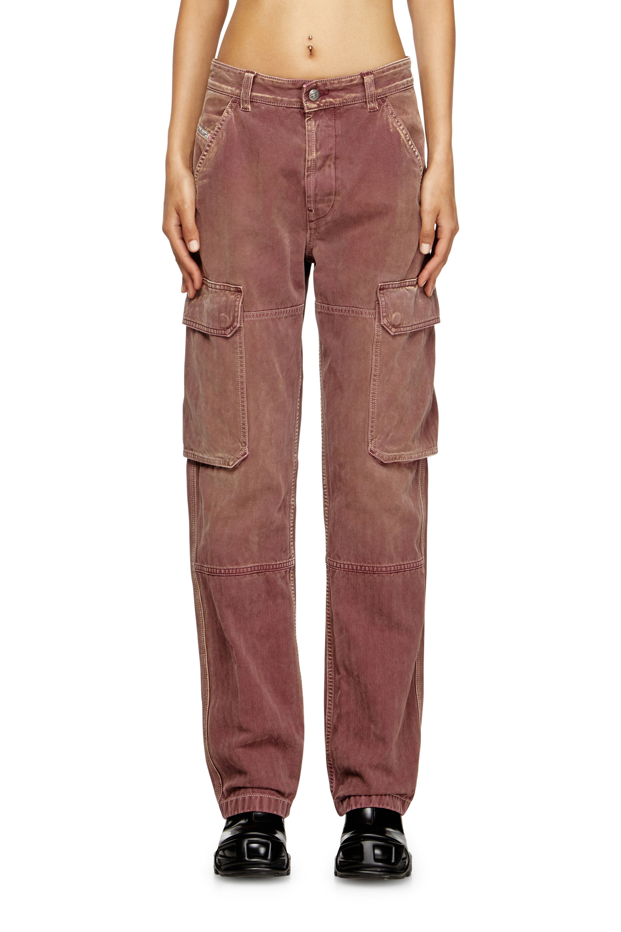 Diesel - Female's Regular Jeans D-Pot 09M93, Brown - 3