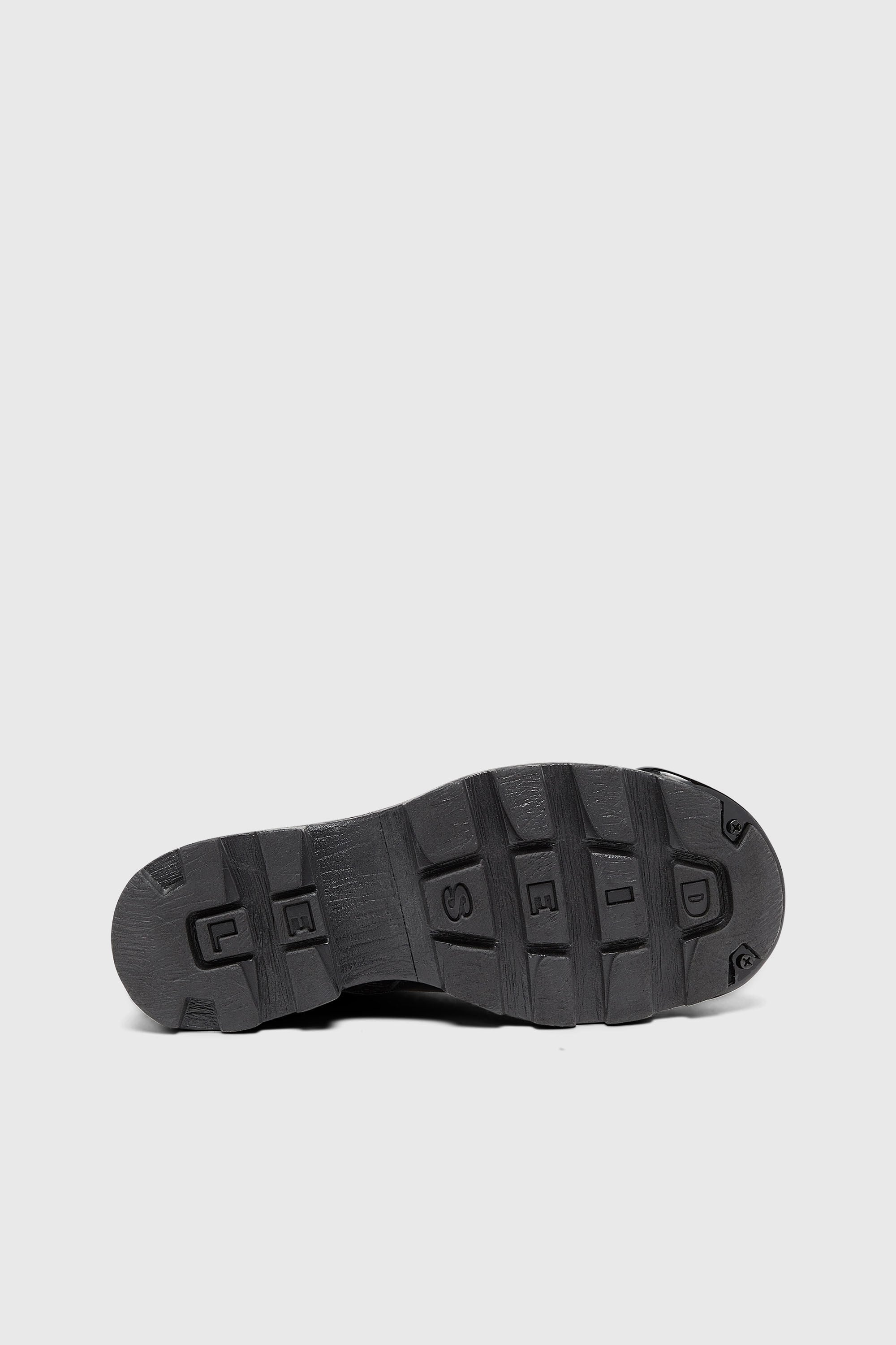 Men's D-Hammer-Leather boots with oval D toe guard | Black | Diesel US
