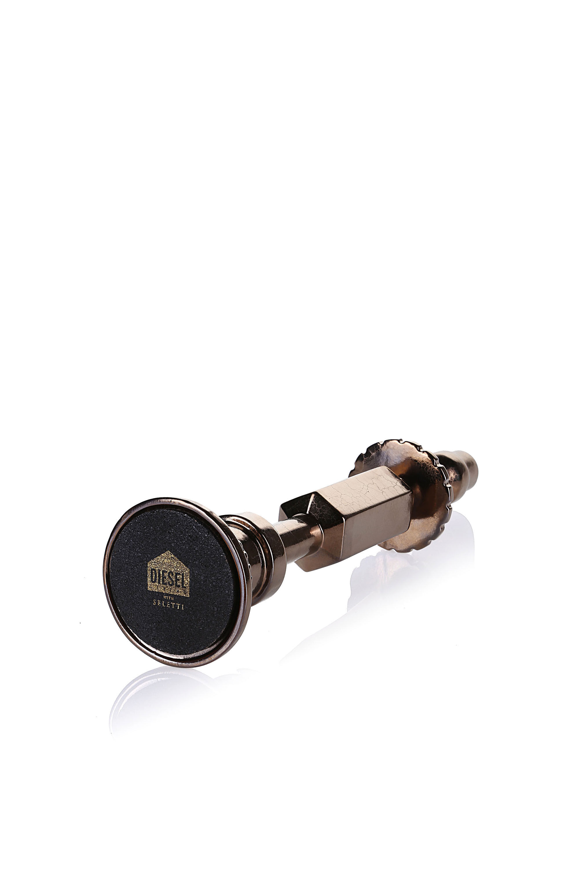 Diesel - 10952 TRANSMISSION, Grand bougeoir en porcelaine couleur bronze Mixte in Marron - 2