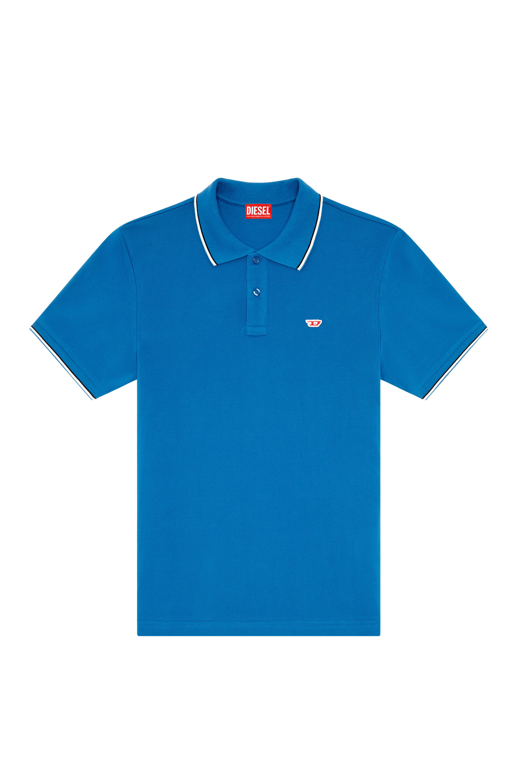 T-SMITH-D Man: Polo shirt with striped trims | Diesel