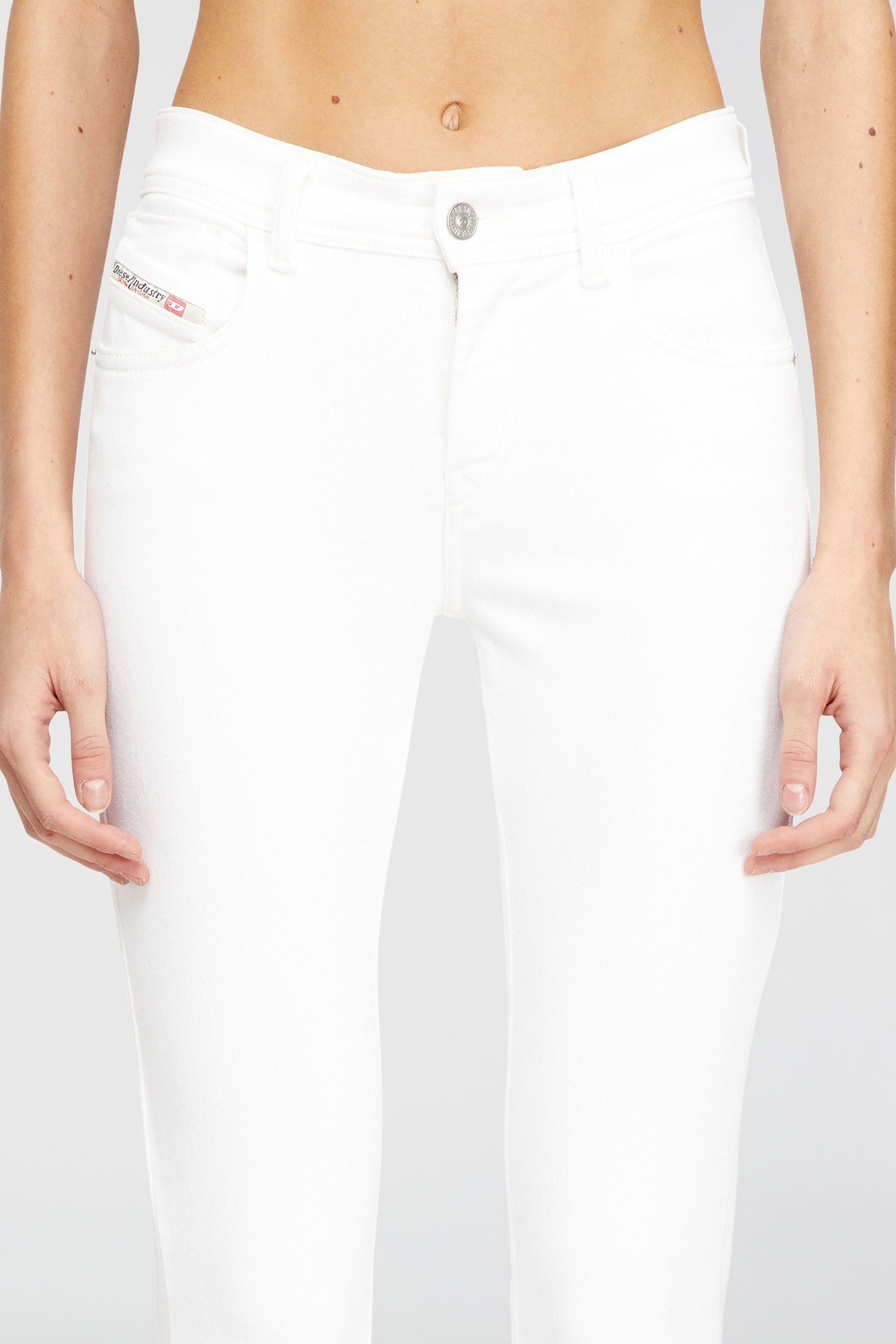 Diesel - Skinny Jeans 2017 Slandy 09F90 Mujer, Blanco - 5