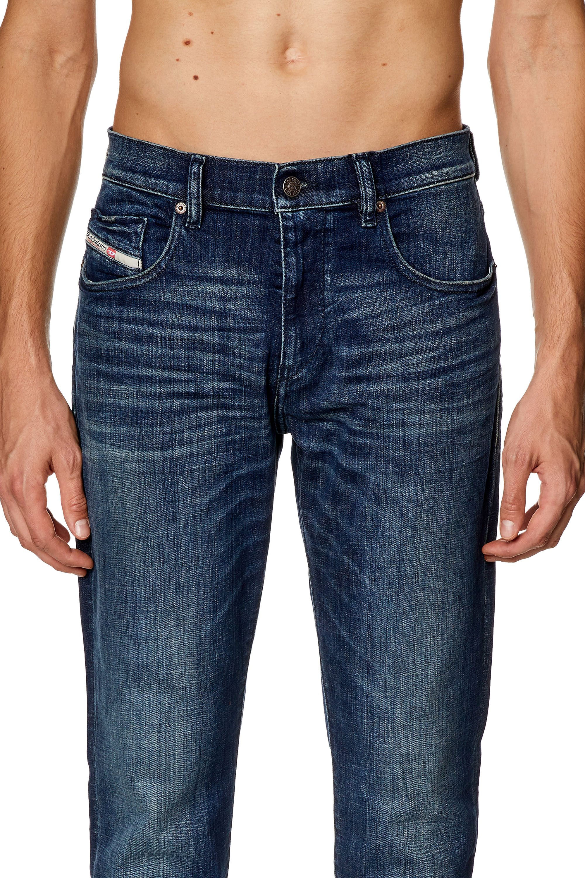 Diesel - Male's Slim Jeans 2019 D-Strukt 09H35, Dark Blue - 5