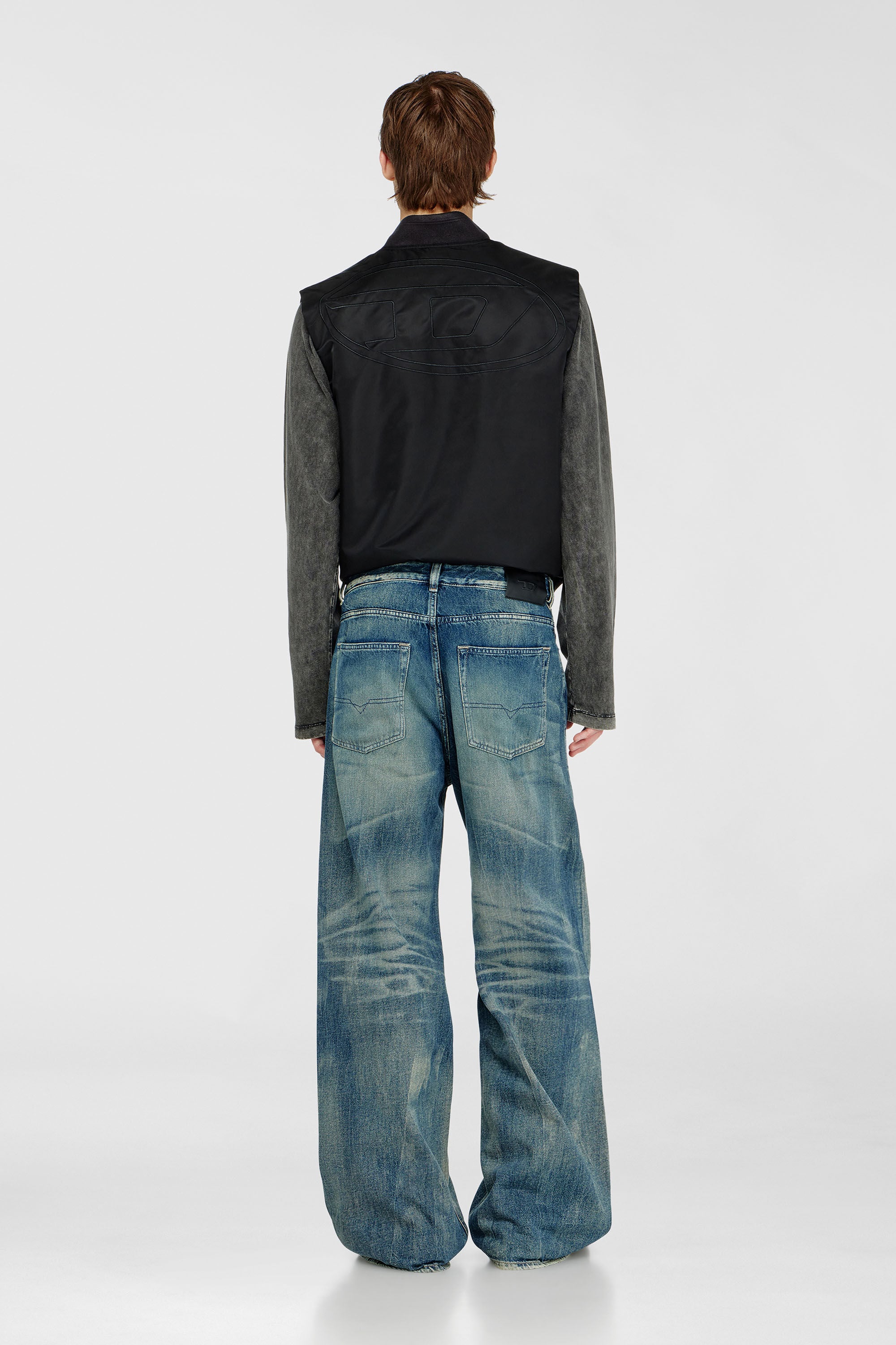 Diesel - Male's Relaxed Jeans D-Rise 09P55, Dark Blue - 3