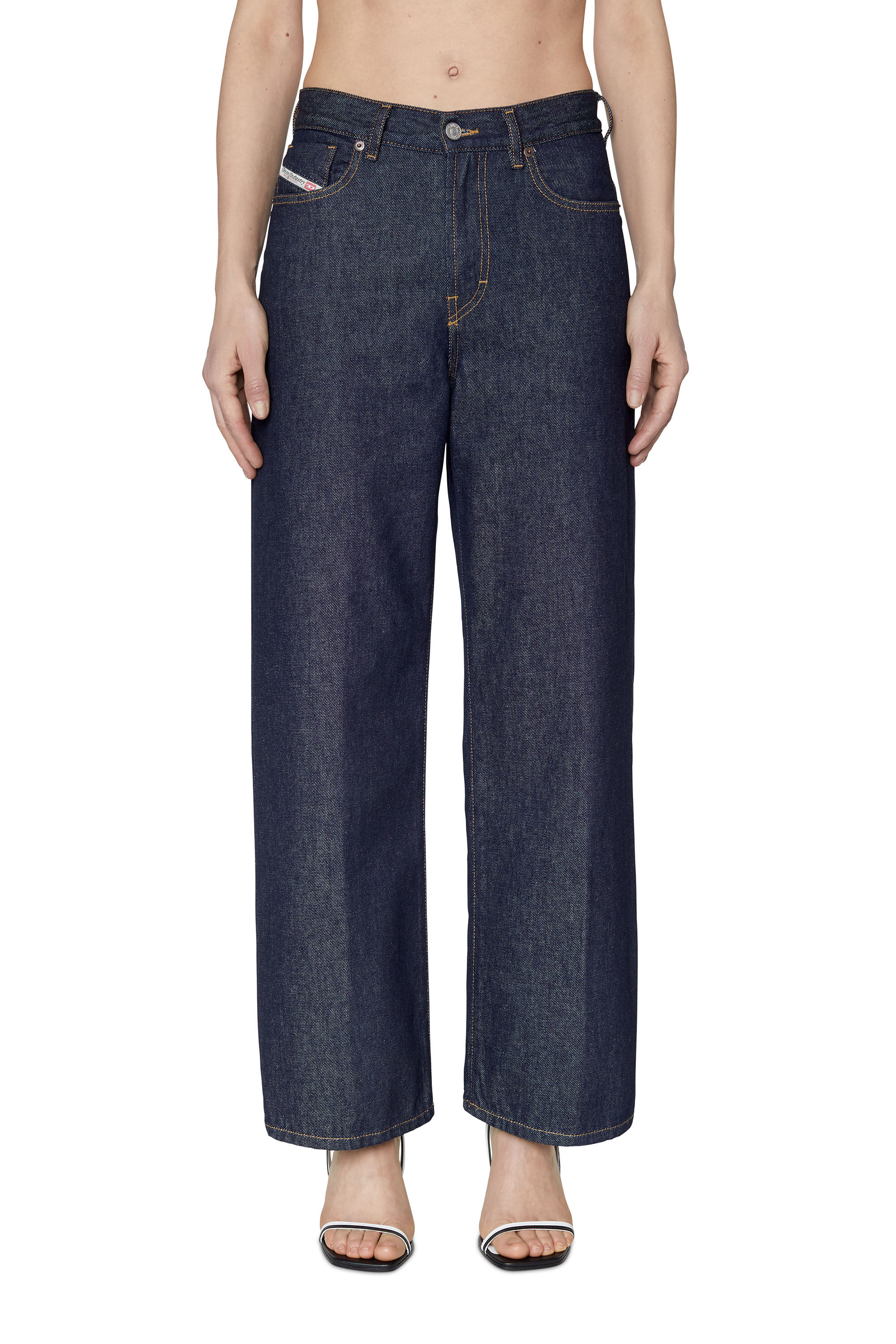 Diesel - Bootcut and Flare Jeans 2000 Widee Z9C02, Female's Bootcut and Flare Jeans - 2000 Widee in Dark Blue - 3