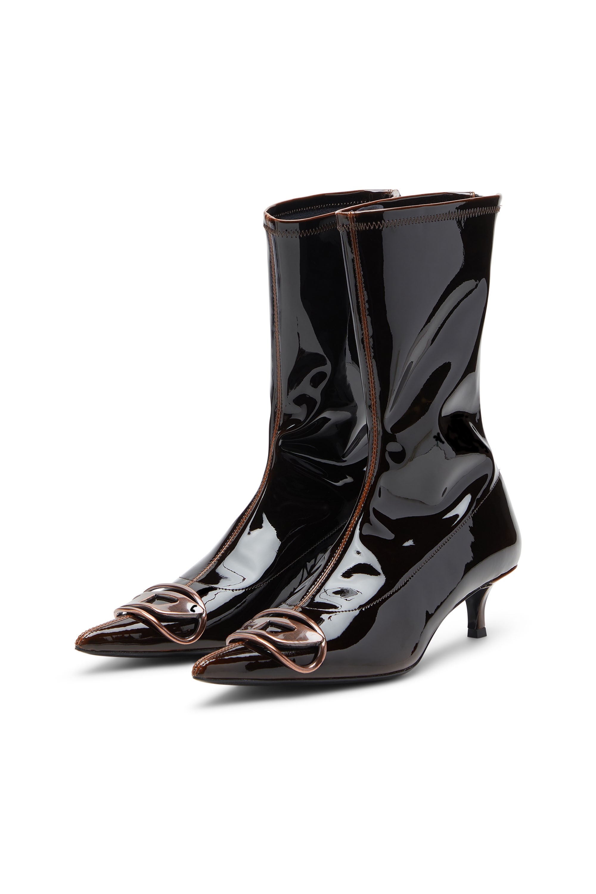 Women's D-Venus-Ankle boots in liquid PU | Multicolor | Diesel