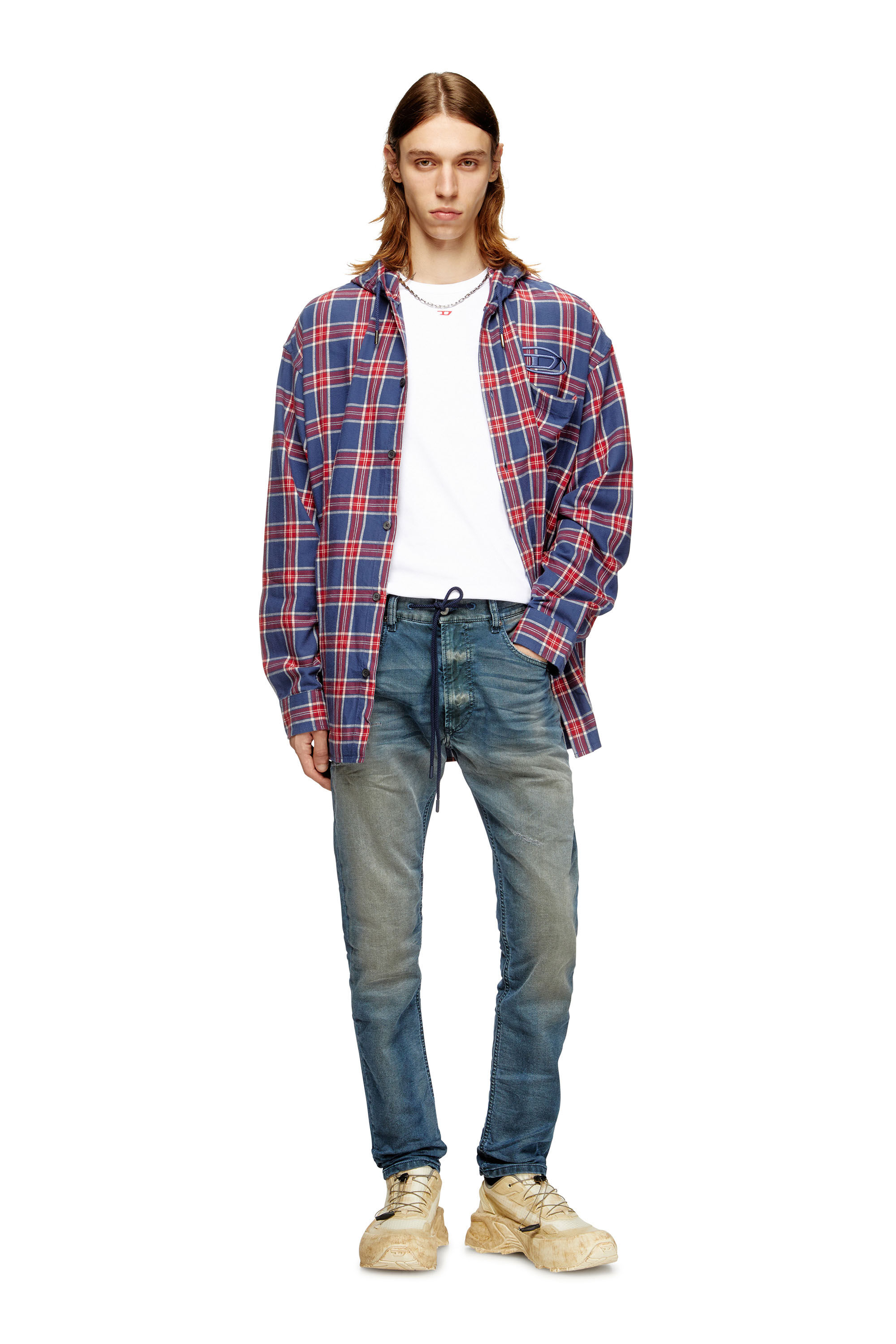 Men's Regular Jeans | Dark Blue | Diesel 2032 D-Krooley Joggjeans®