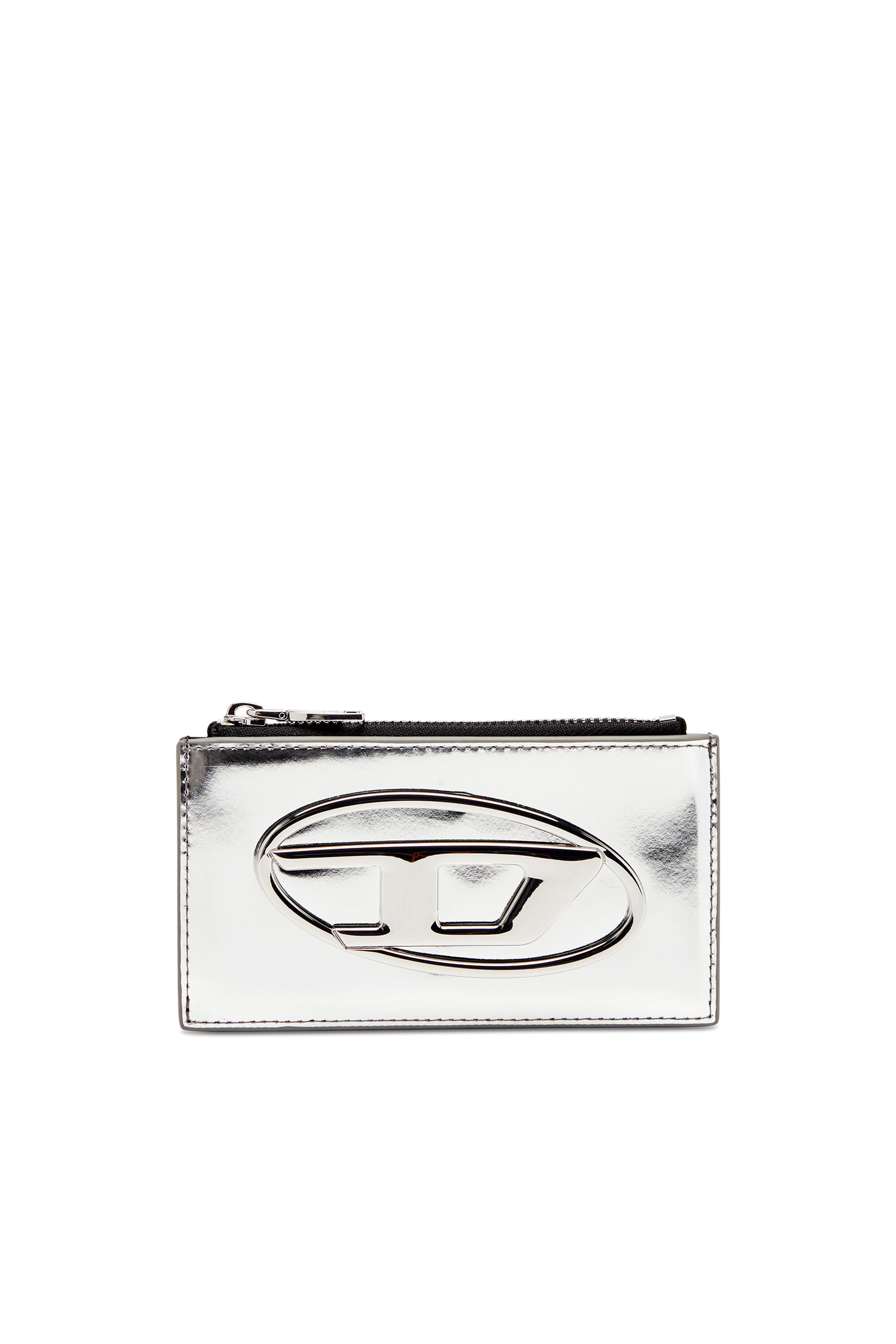 Women's Card holder in mirror leather | Silver | Diesel {{Country}}