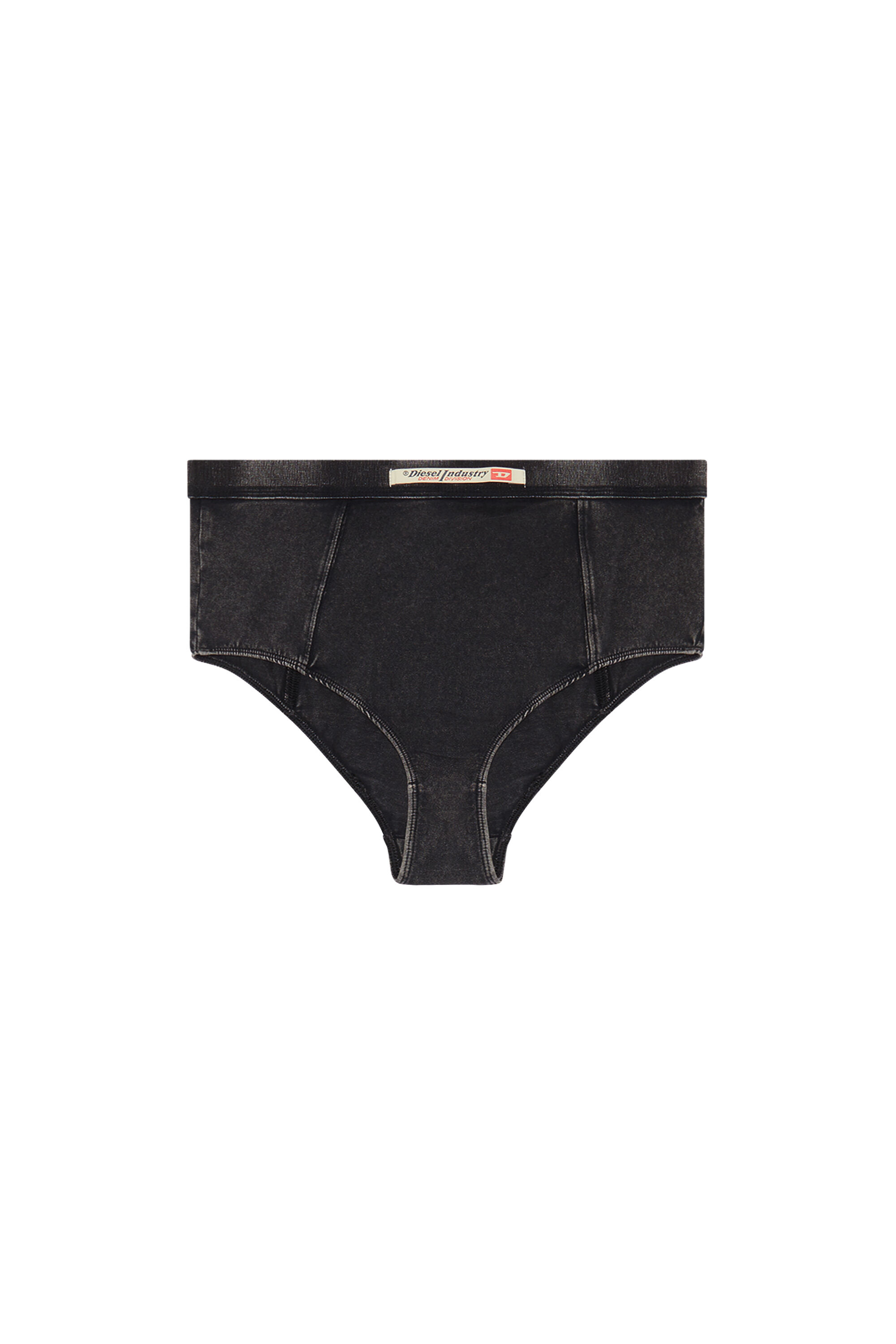 Diesel - UFPN-DRONA, Female's Hipster briefs in stretch denim in Black - 4