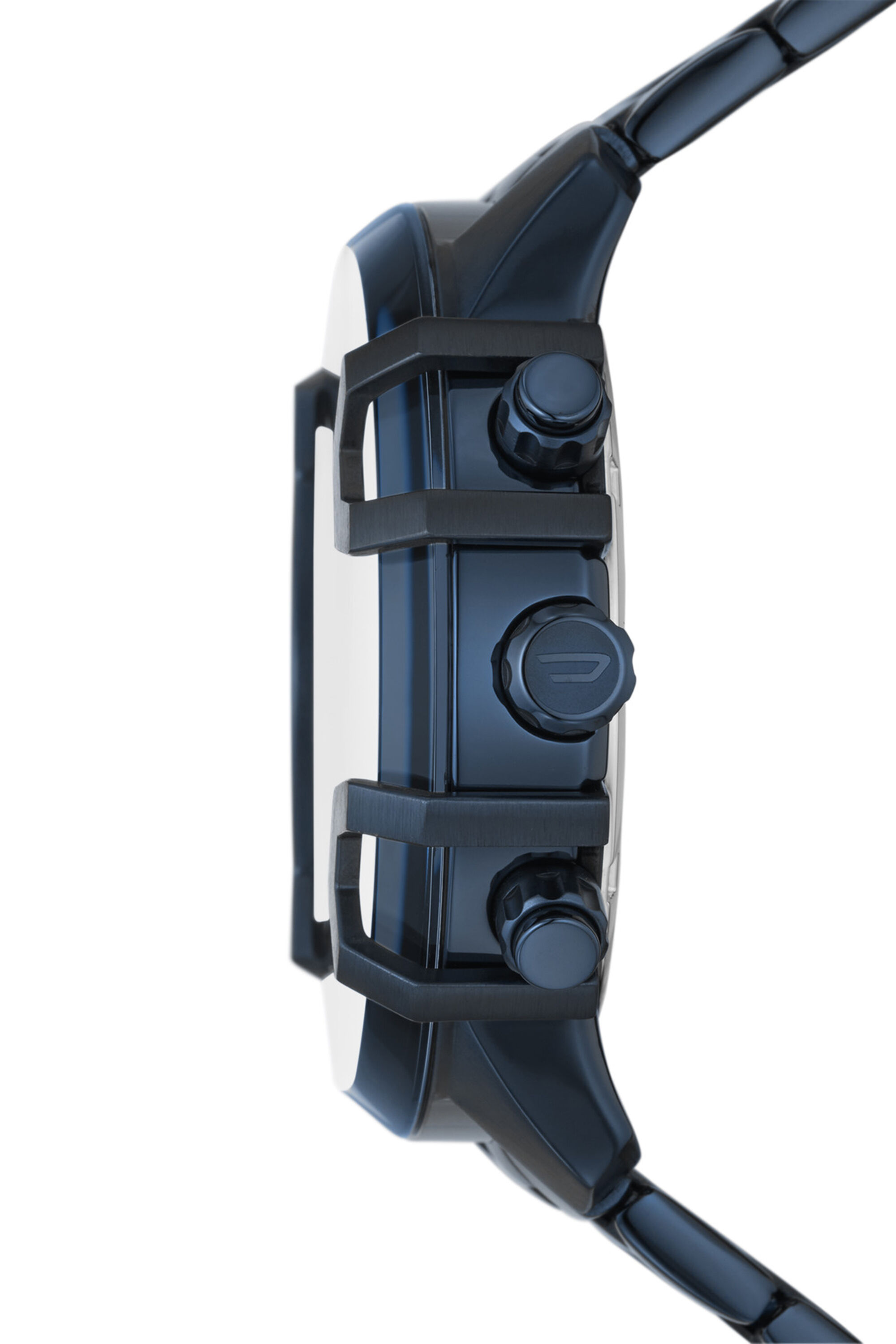 DZ4596 Man: Griffed chronograph blue stainless steel watch | Diesel