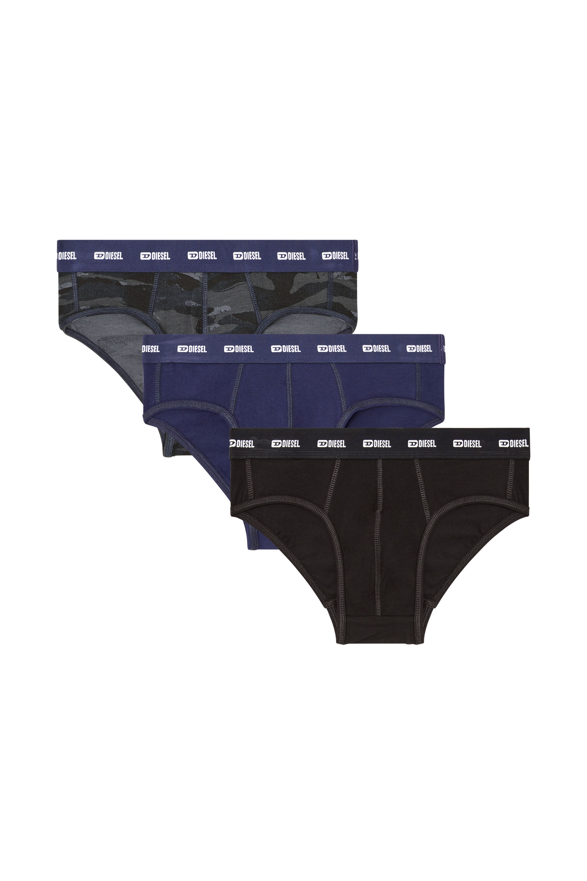 Diesel - ANDRE-UTLT-3PACK, Lot de 3 slips unis et motif camouflage Homme in Polychrome - 2