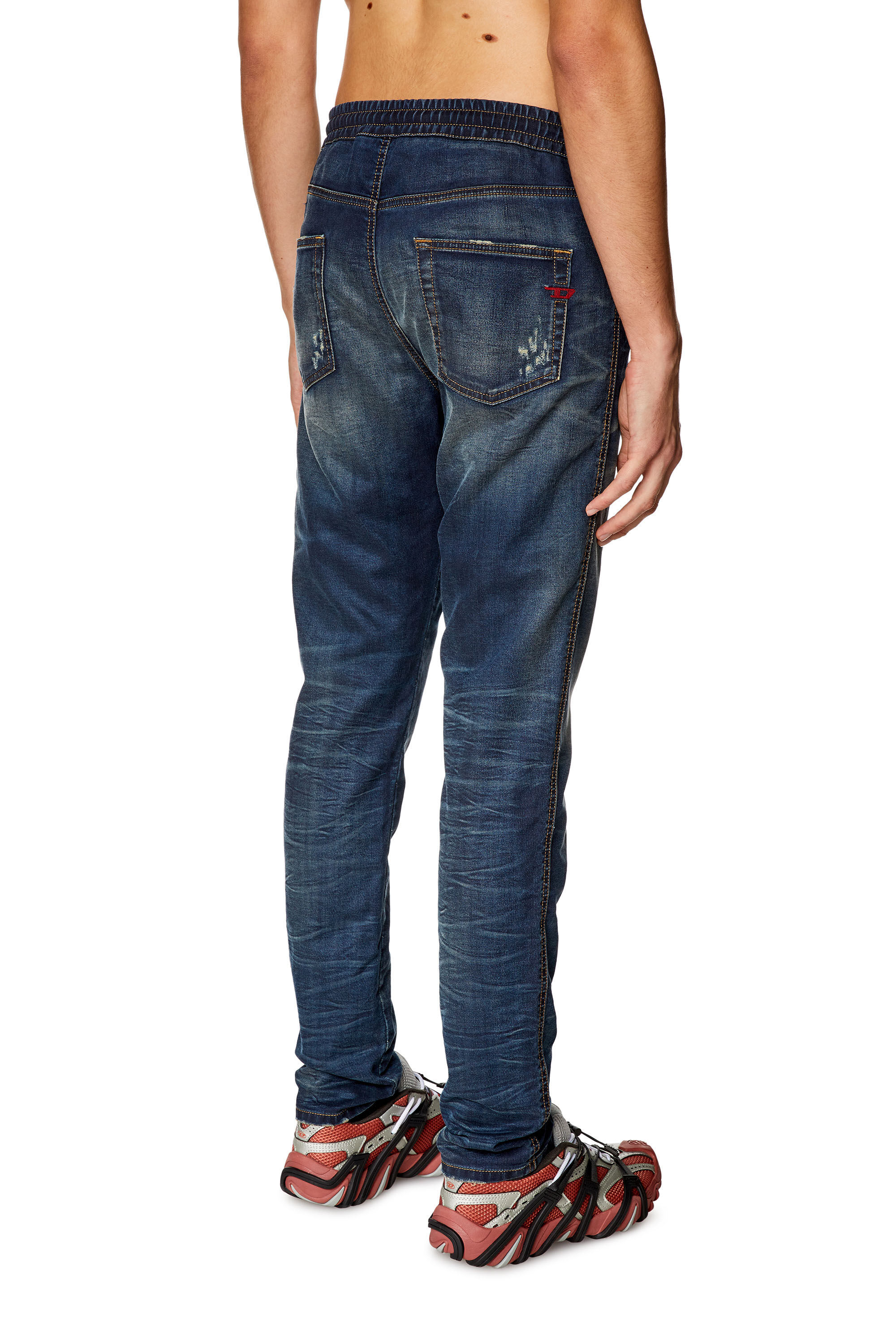 Diesel - Slim 2060 D-Strukt Joggjeans® 068JD Homme, Bleu Foncé - Image 4