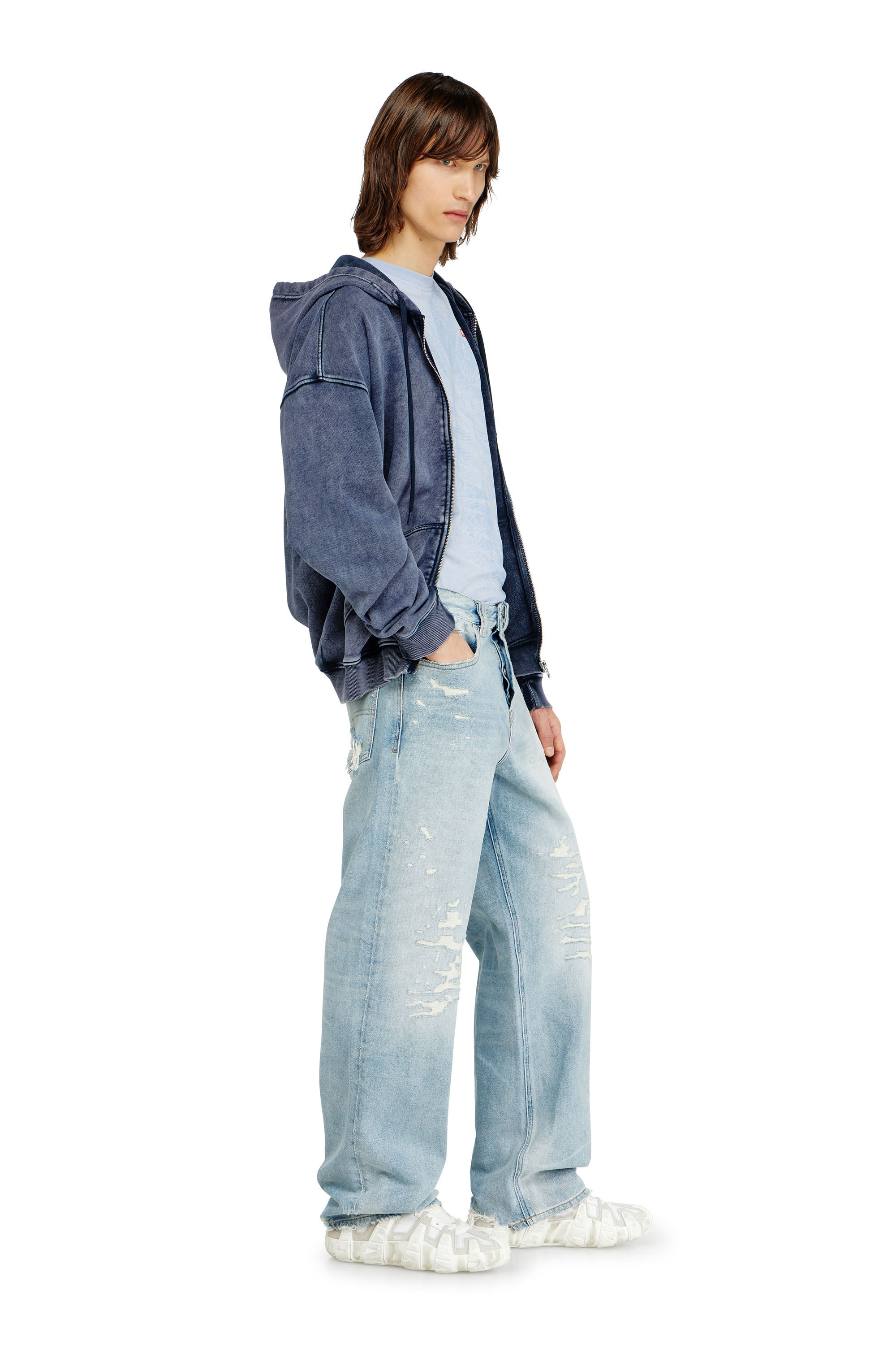 Men's Relaxed Jeans | Light Blue | Diesel 2001 D-Macro