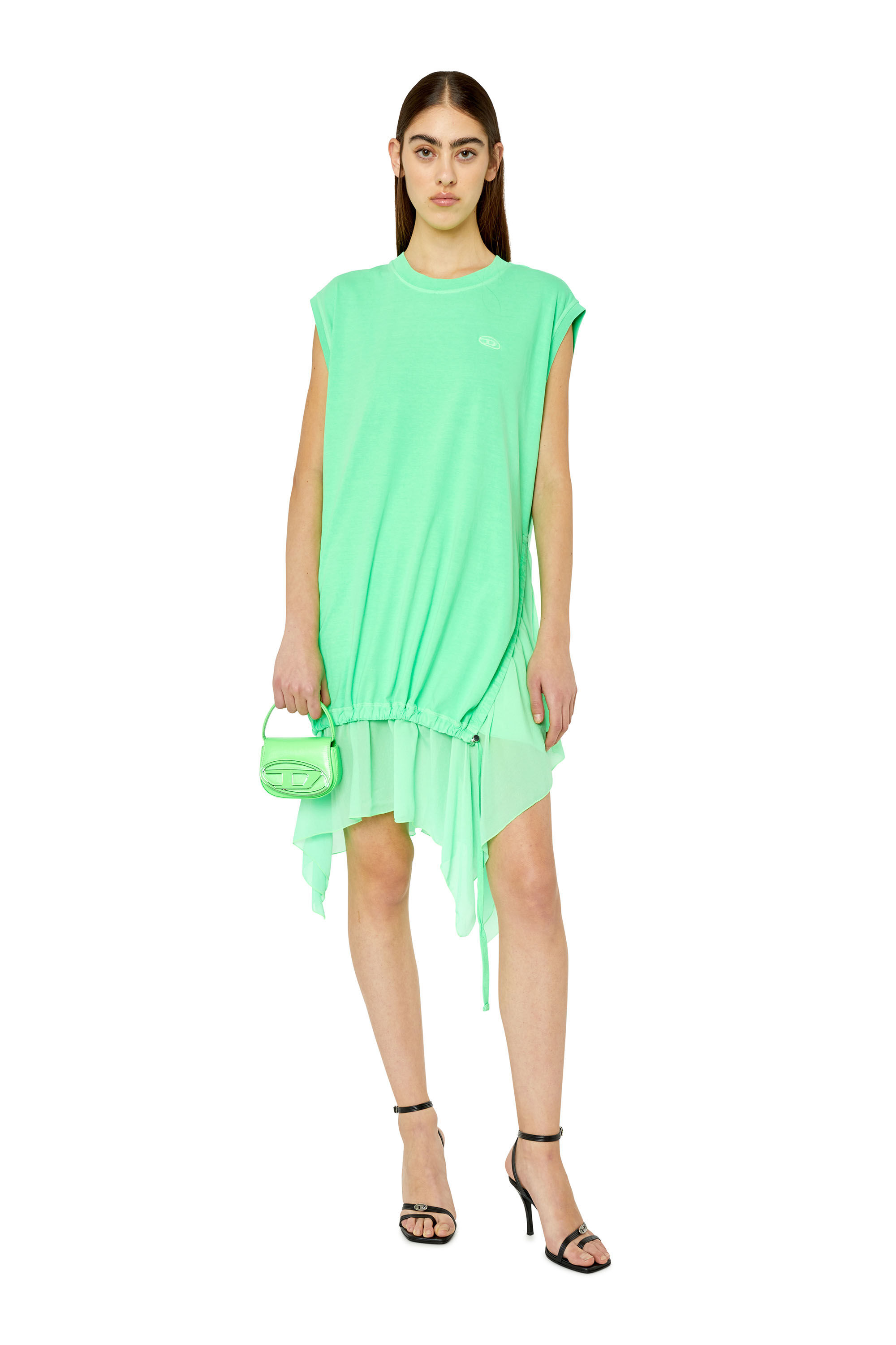 diesel asymmetric dress dress Drollette Black