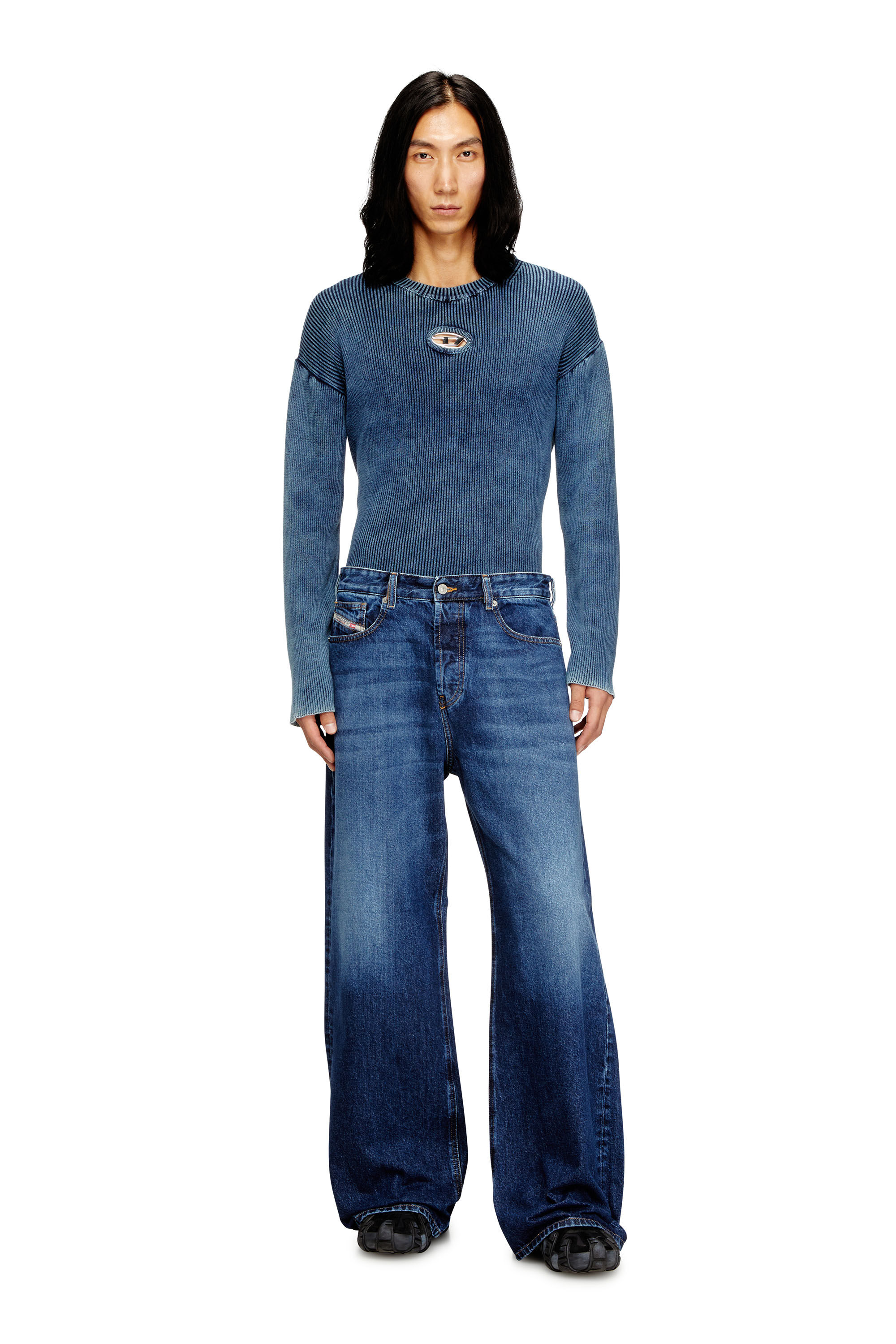 Diesel - Woman's Relaxed Jeans 1996 D-Sire 09I27, Dark Blue - 7