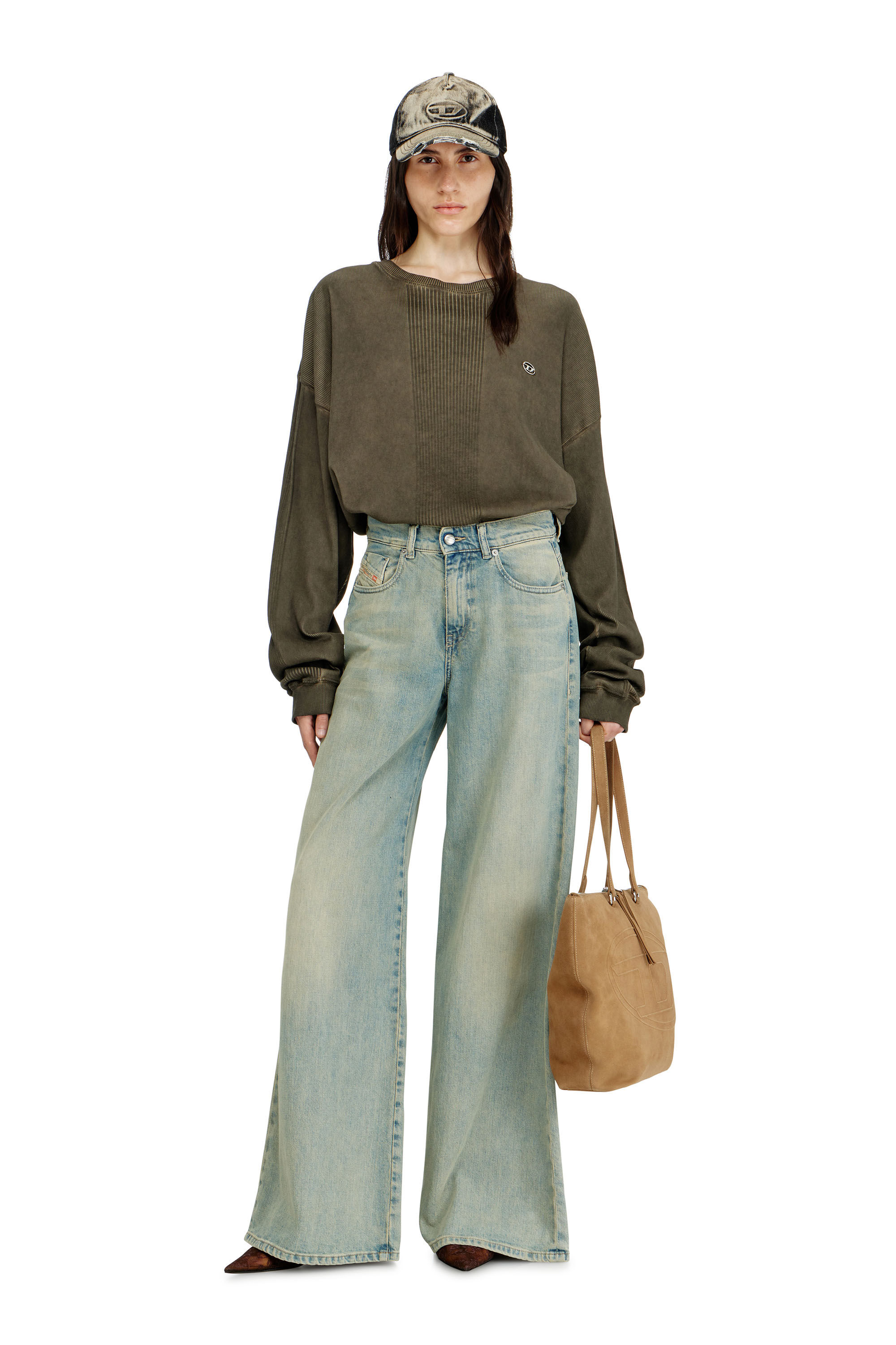 Women's Flare Jeans | Light Blue | Diesel 1978 D-Akemi