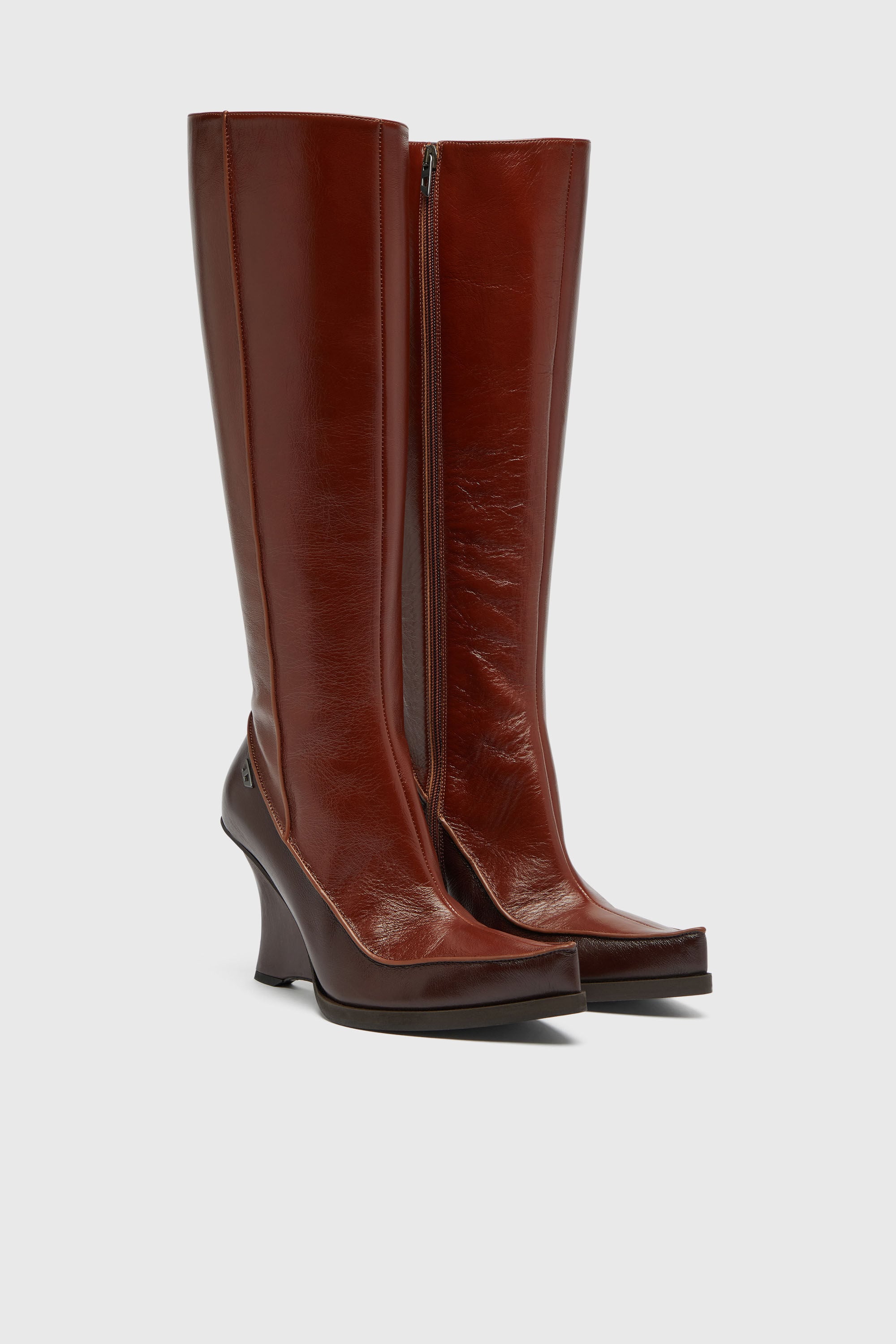 Diesel - D-LUCETTE-90-KB W, D-Lucette-Botas de cuero hasta la rodilla Mujer in ToBeDefined - 2