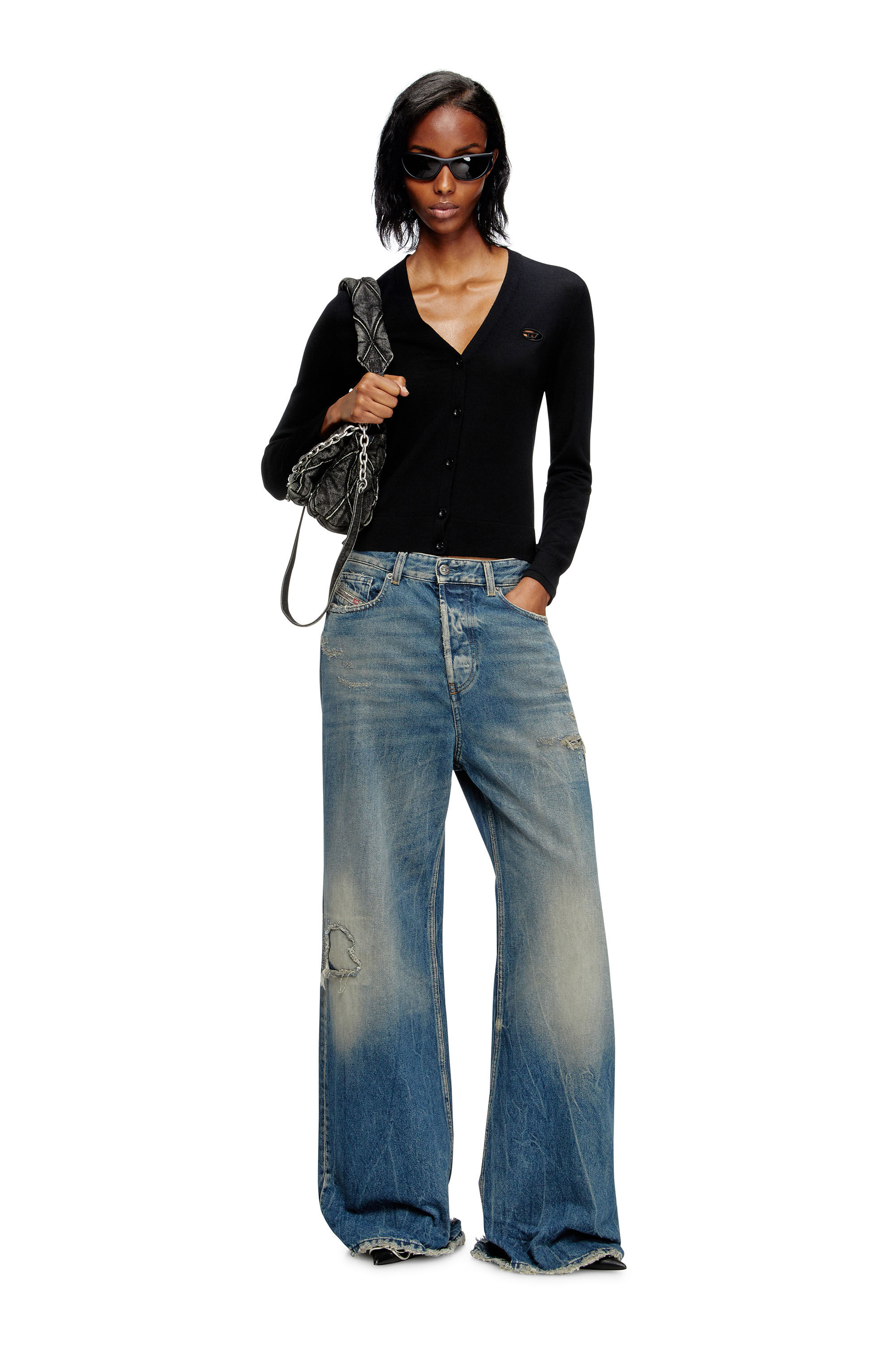 パンツ Relaxed Jeans 1996 D-Sire 24/30 Women's Relaxed Jeans | Light Grey | Diesel 1996 D-Sire
