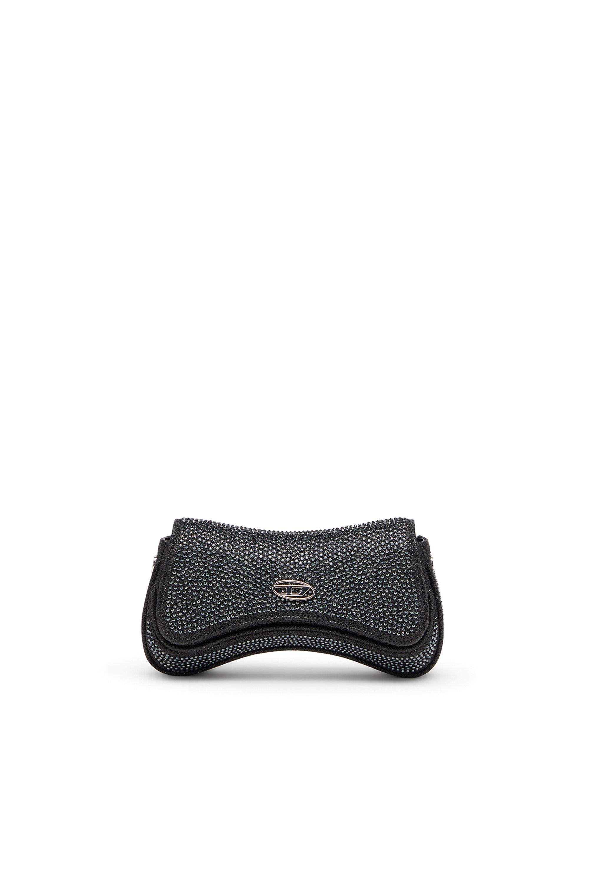 Women's Play-Small crossbody bag with crystal | Black | Diesel