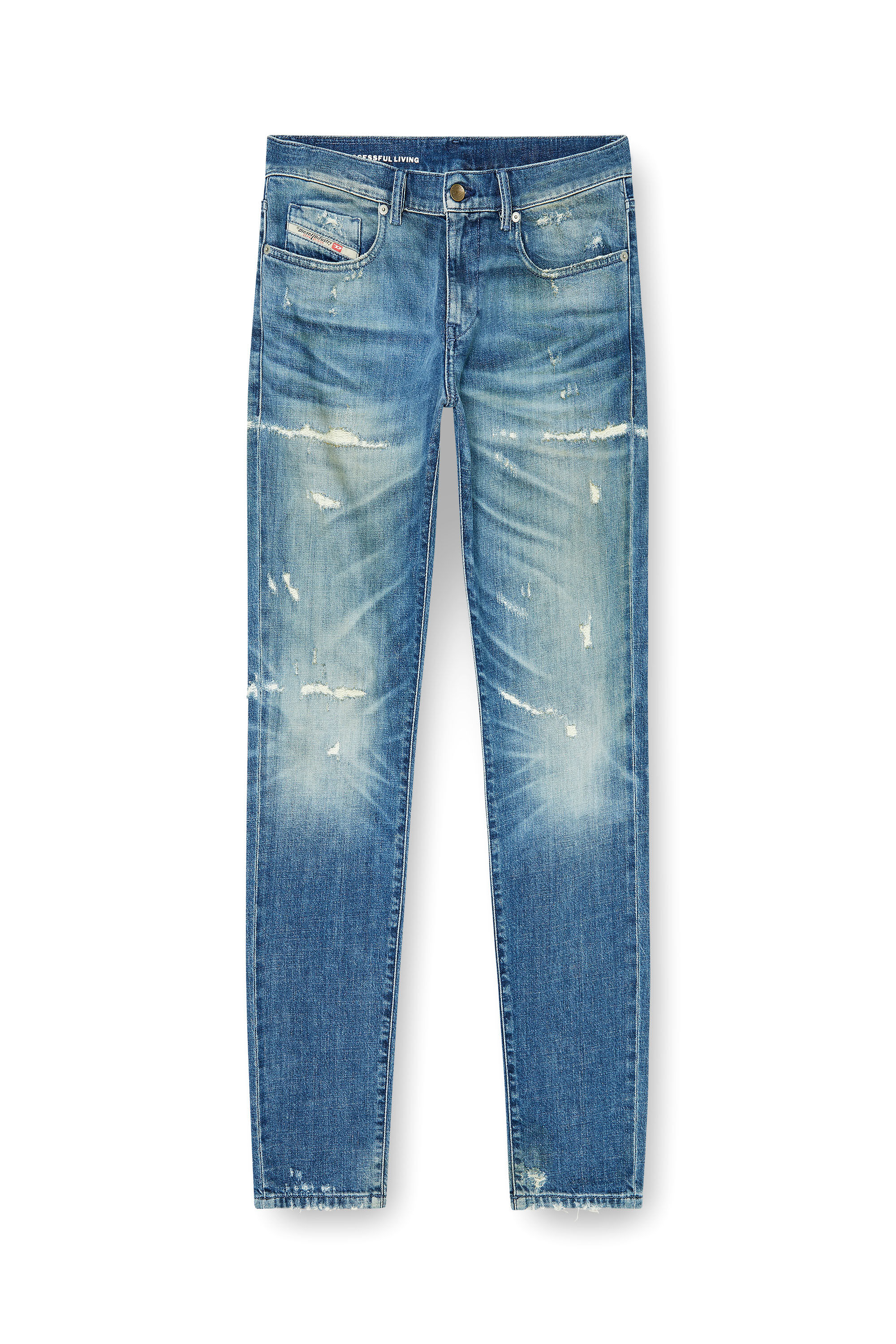 Diesel - Slim Jeans 2019 D-Strukt 007EN Hombre, Azul medio - 6