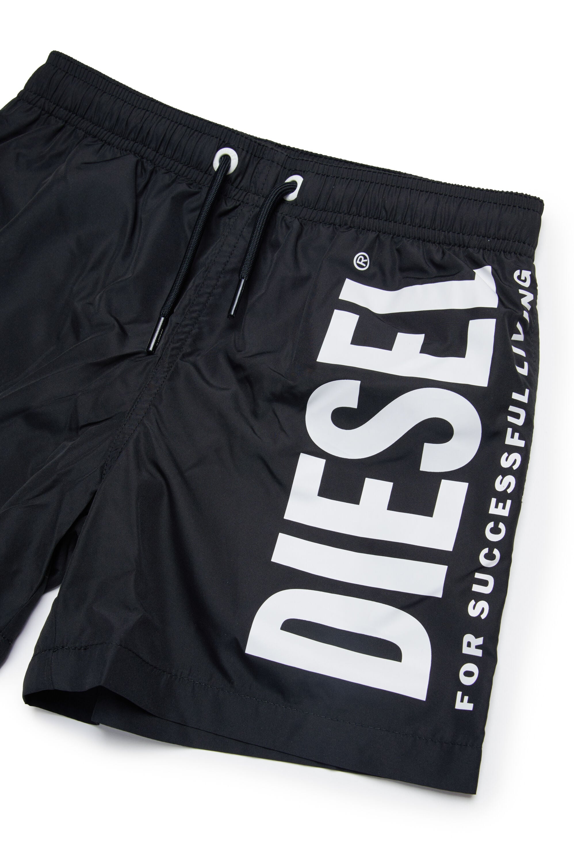 Boy'sSwim shorts with maxi logo | Black | Diesel US
