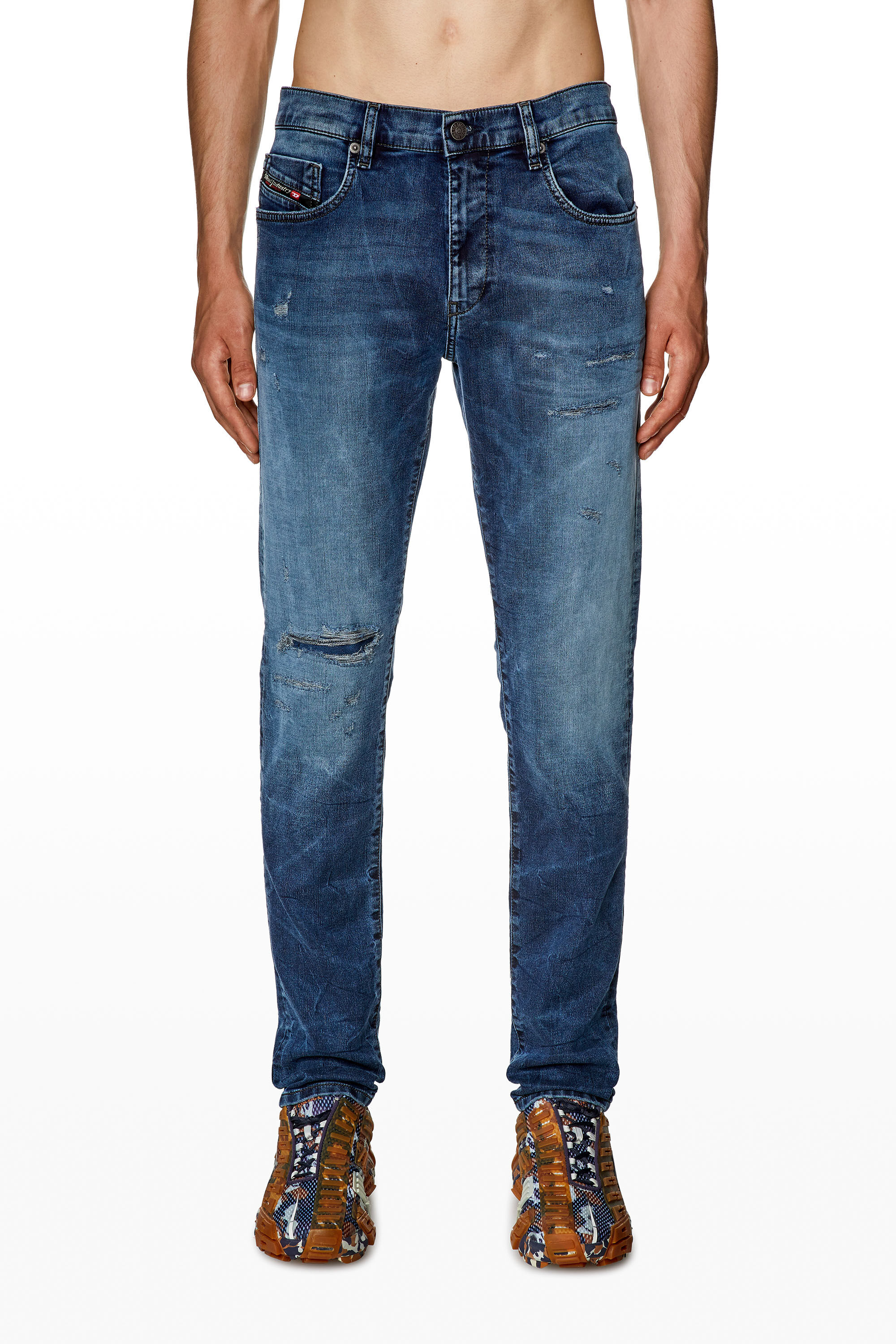 Diesel - Male's Slim 2060 D-Strukt Joggjeans® E9H11, Dark Blue - 3