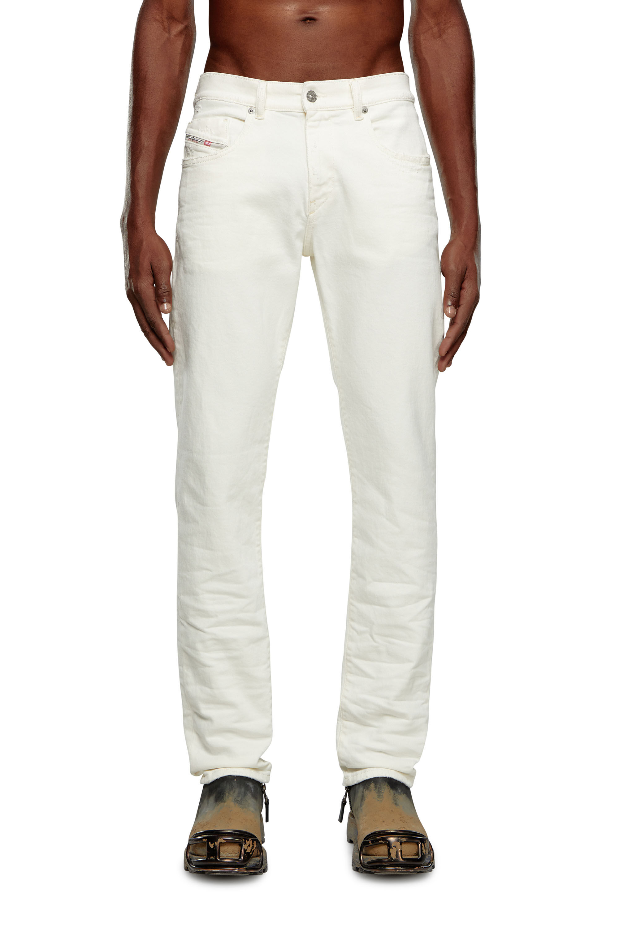 Diesel - Slim Jeans 2019 D-Strukt 09I15 Hombre, Blanco - 1
