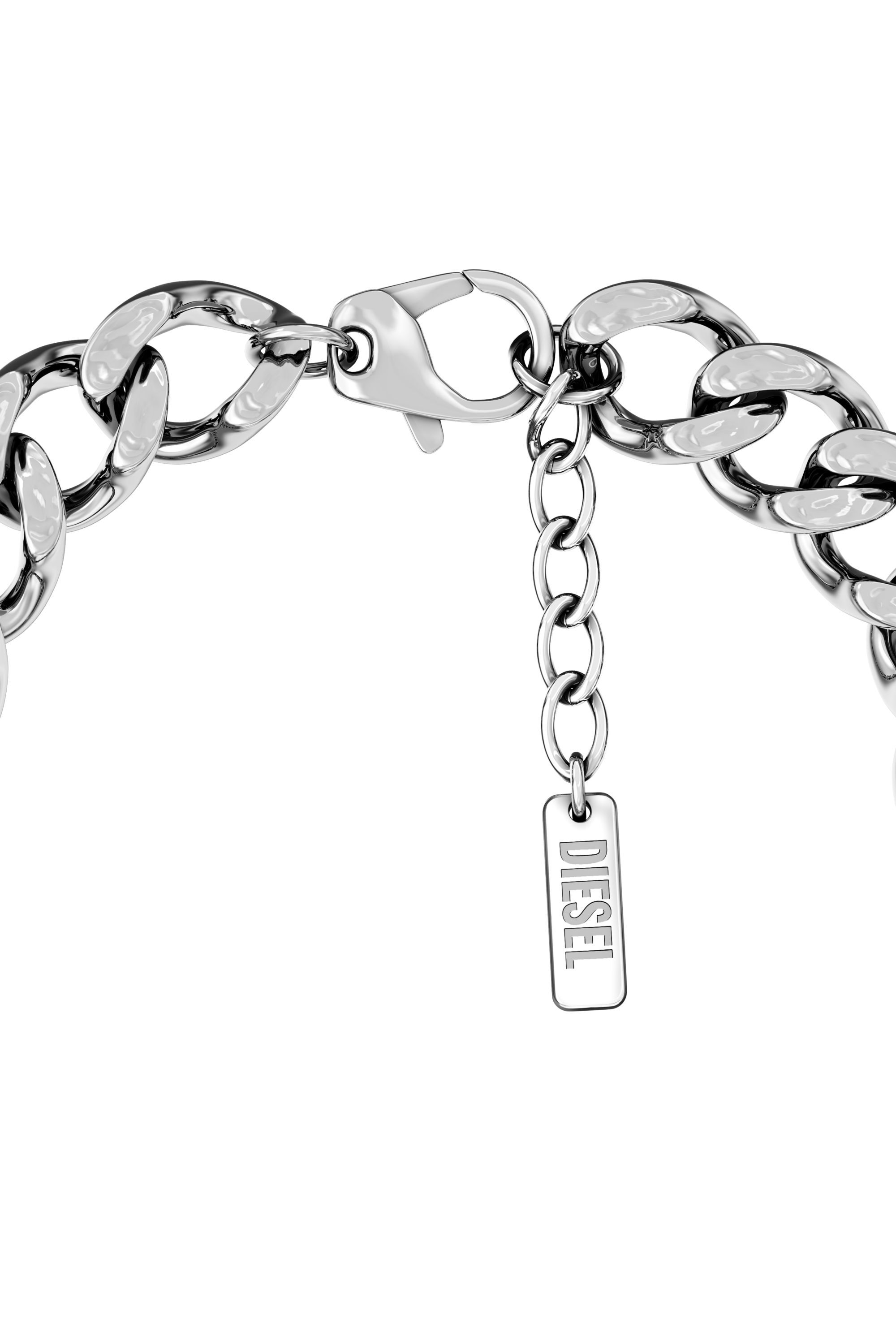 Diesel - DX1732040, Pulsera ID de acero inoxidable Unisex in Plateado - 2