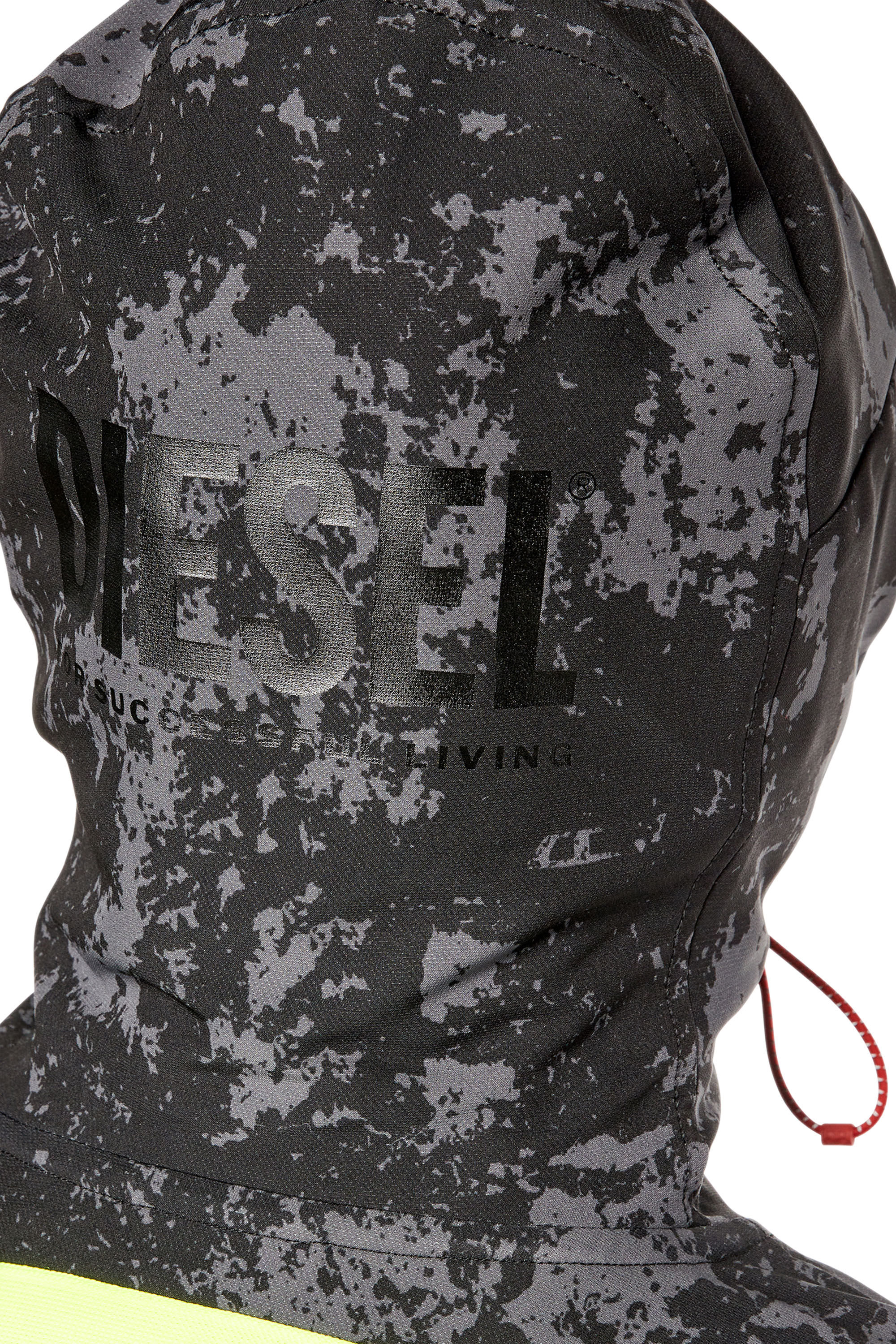 Diesel - AWWT-CYNTHIA-WT40, Leggings en canal&eacute; para un soporte ligero Mujer in Negro - 4