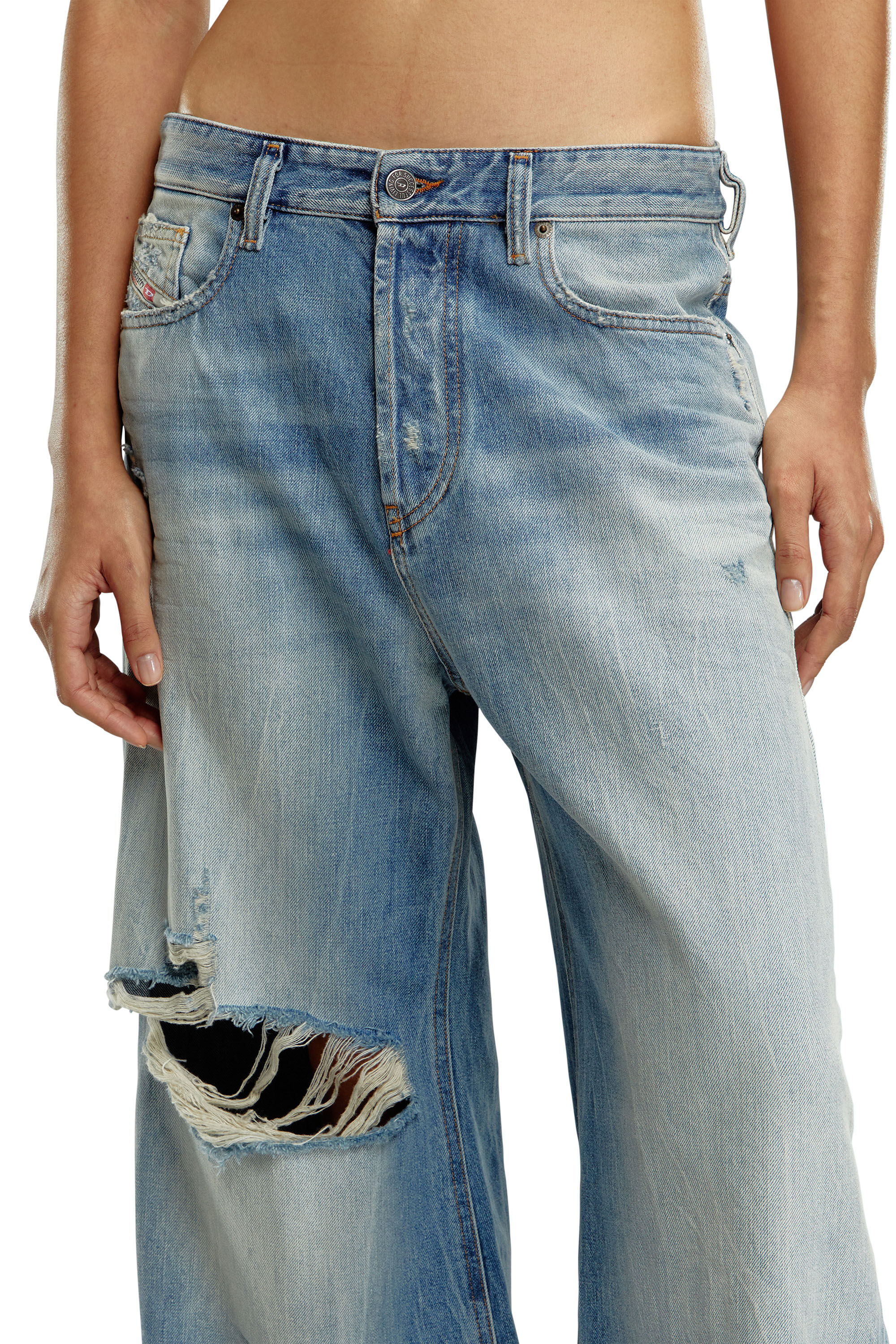 Diesel - Relaxed Jeans 1996 D-Sire 09H58 Femme, Bleu Clair - Image 5