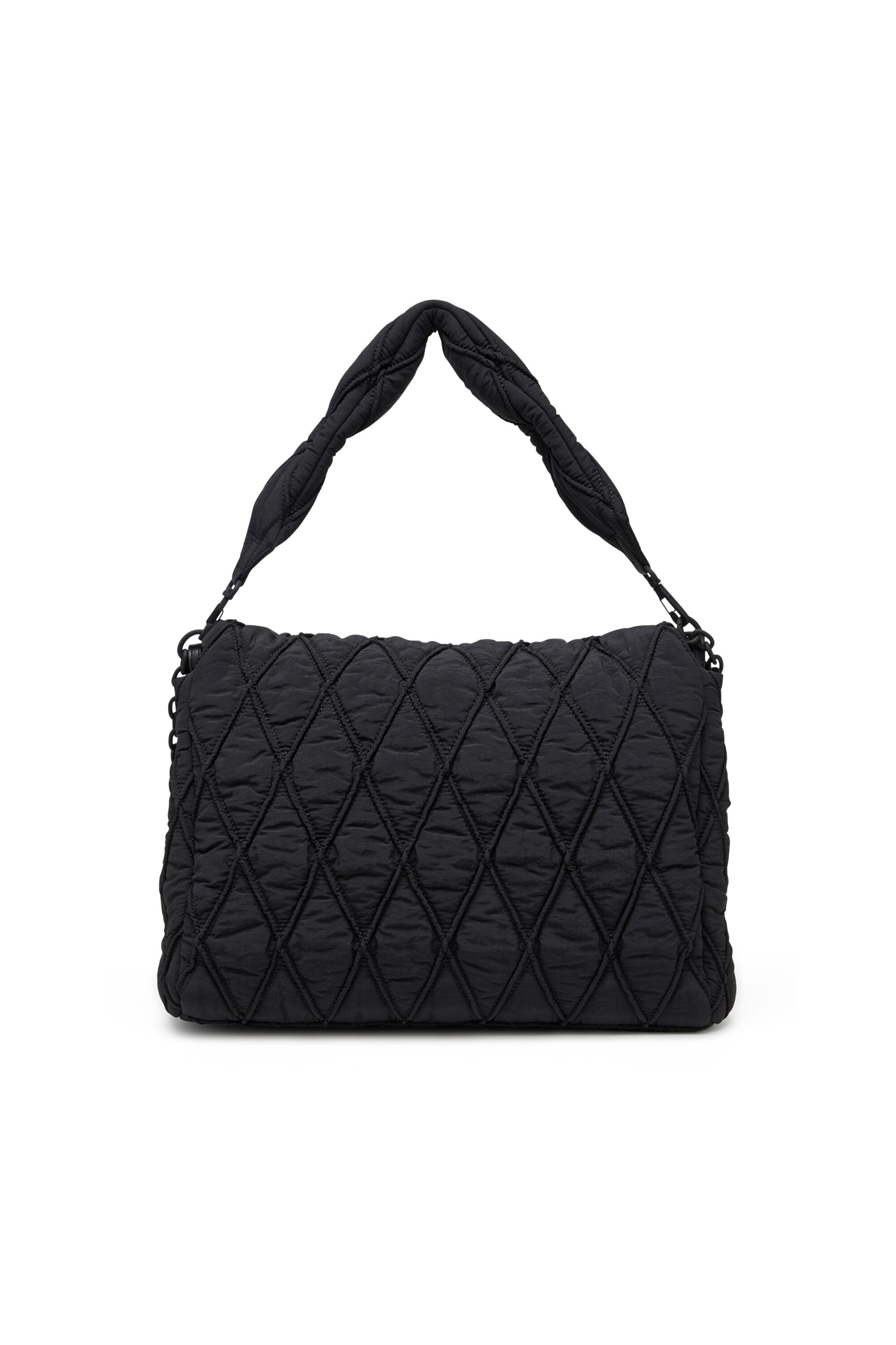 Women's Charm-D L-Shoulder bag in quilted washed nylon