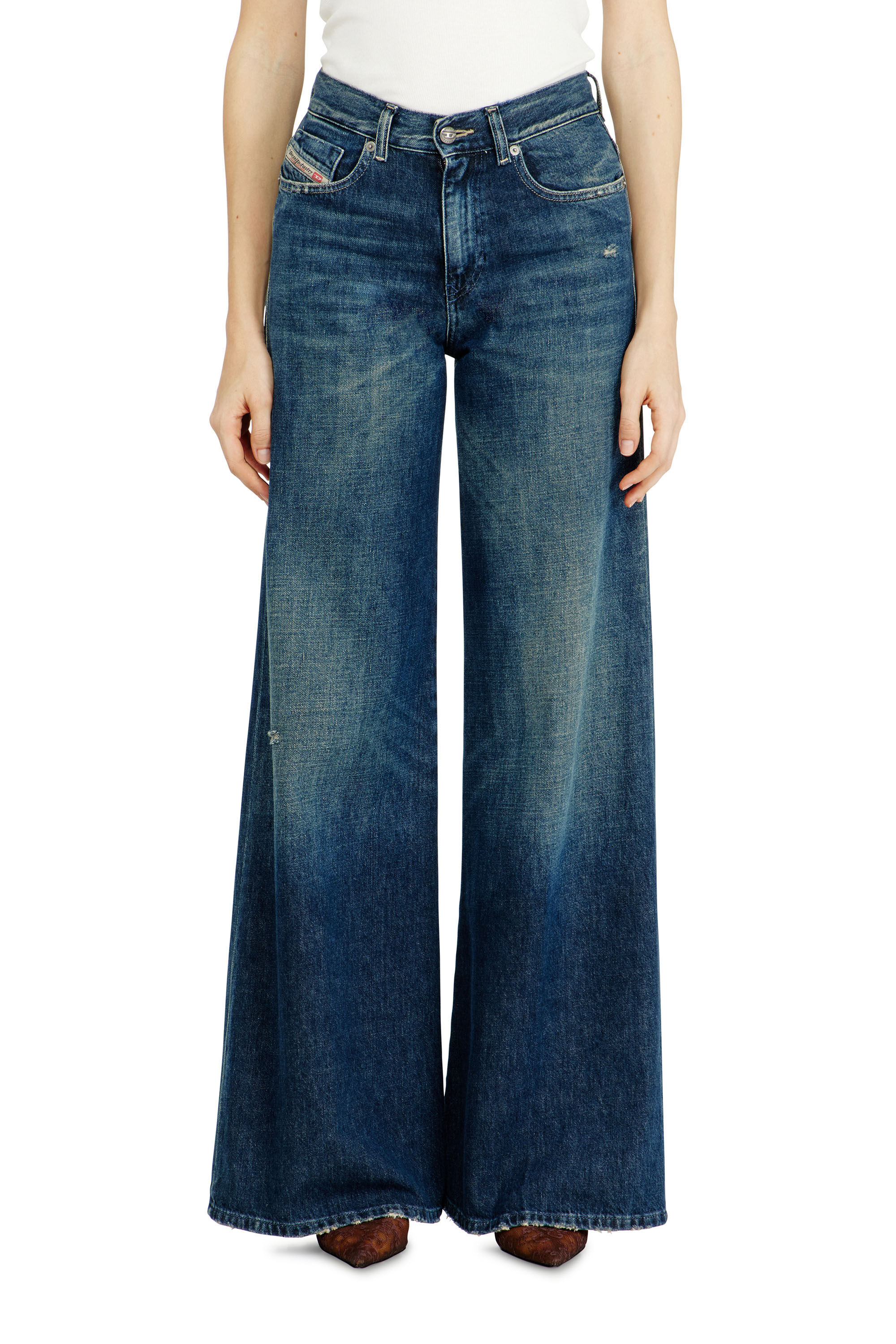 Women's Flare Jeans | Dark Blue | Diesel 1978 D-Akemi