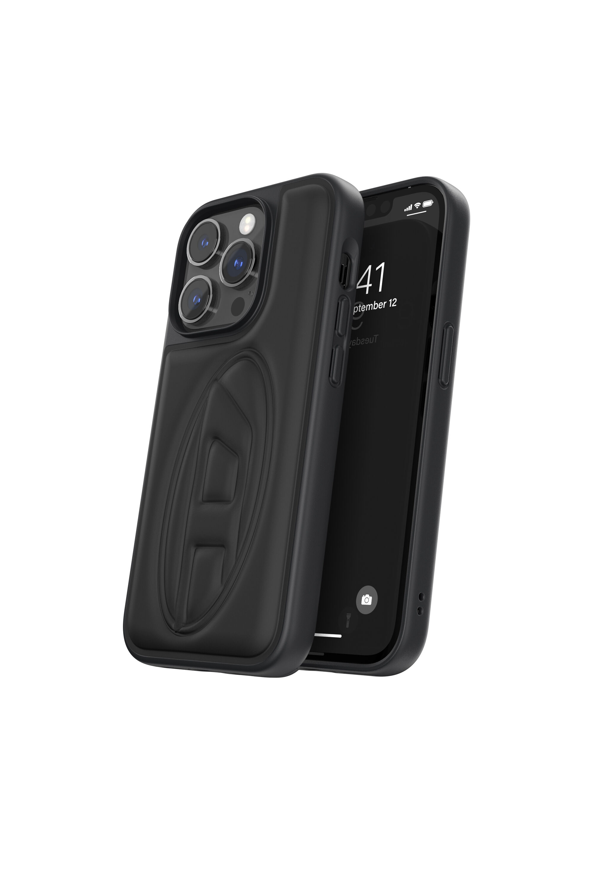 スマホアクセサリー DIESEL Black Oxidized Biscotto Case スマホ