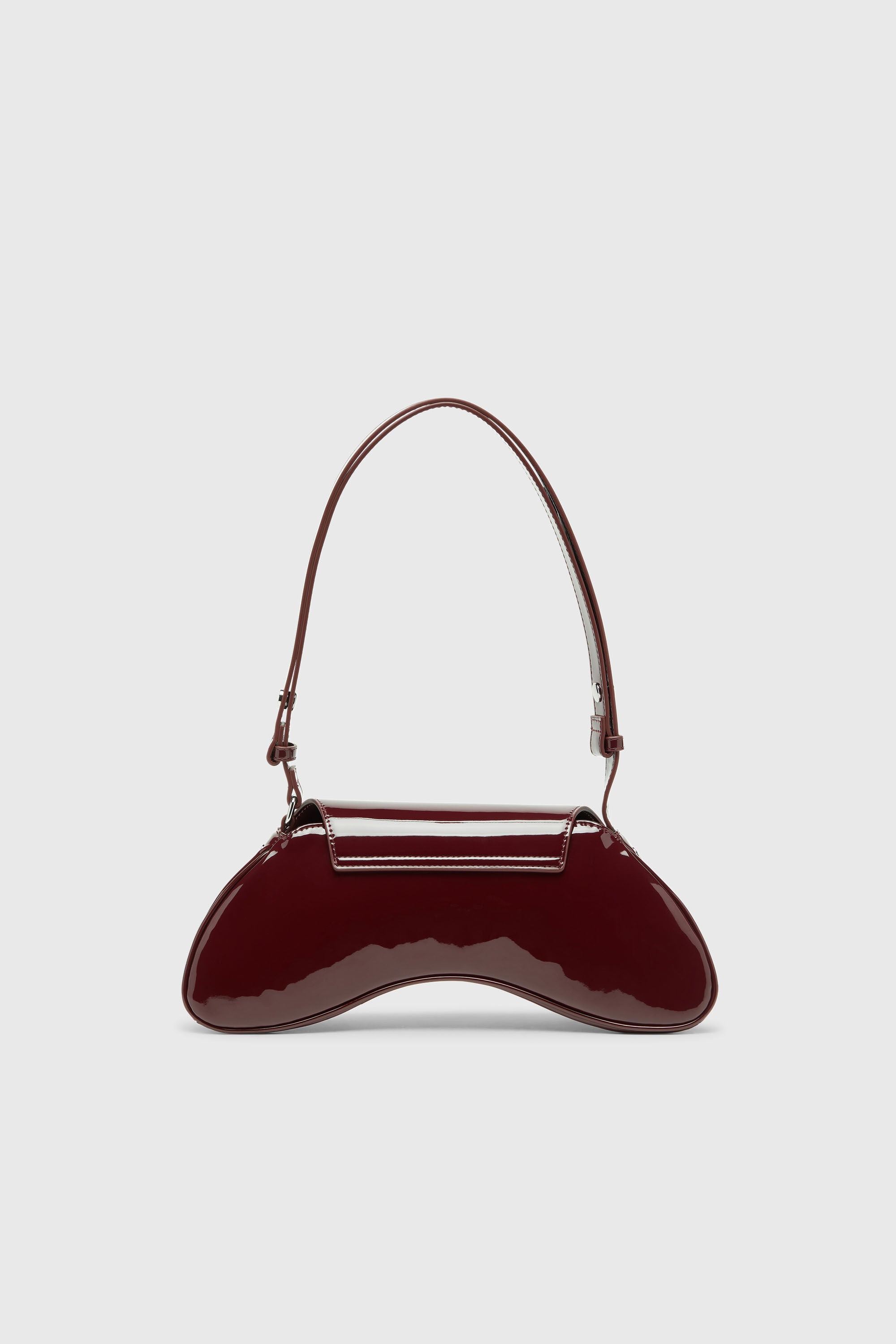 Diesel - PLAY CROSSBODY, Woman's Play-Glossy crossbody bag in Burgundy - 2