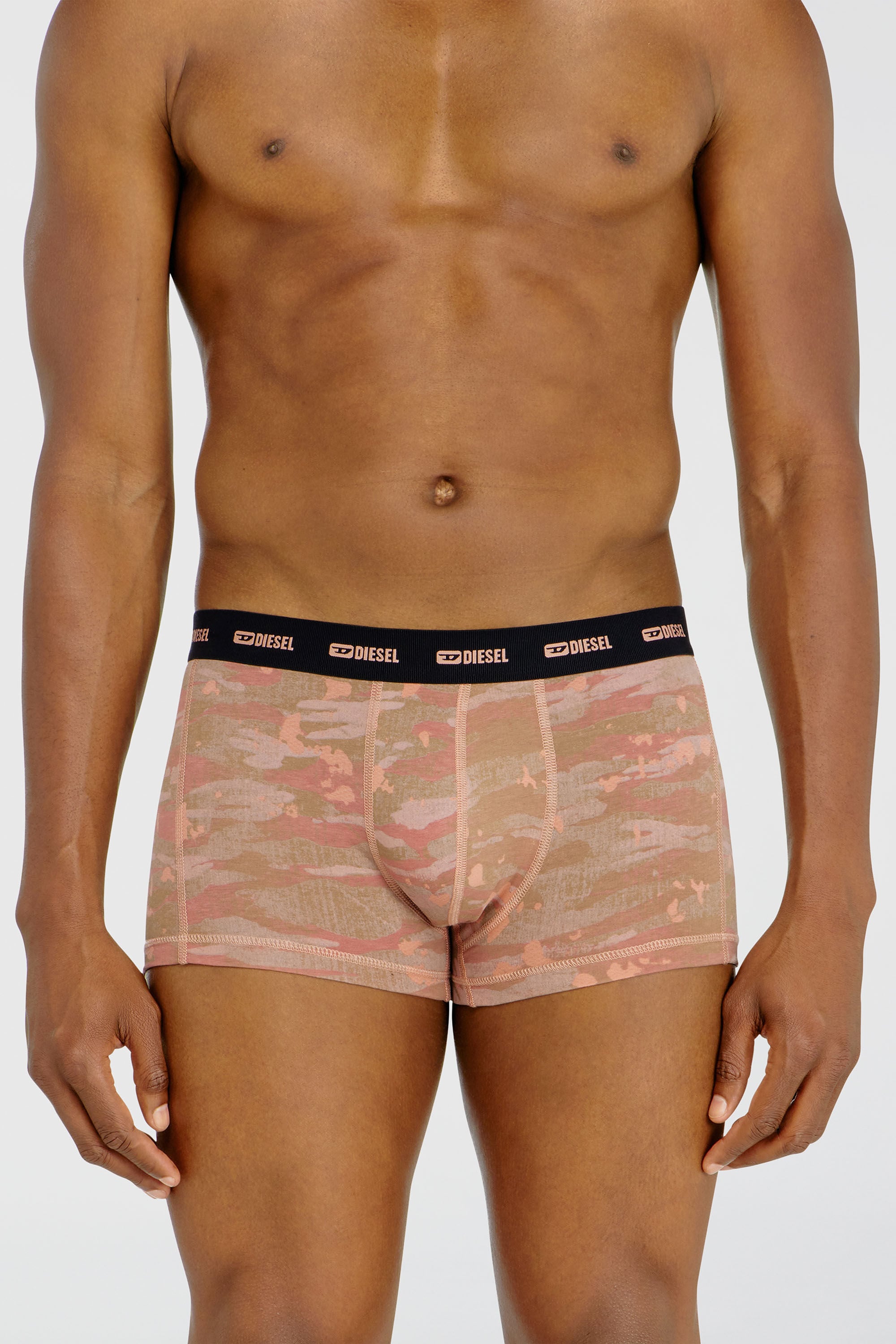 Diesel - DAMIEN-UTLT-3PACK, Male's Three-pack of boxer briefs plain and camo in Multicolor - 1