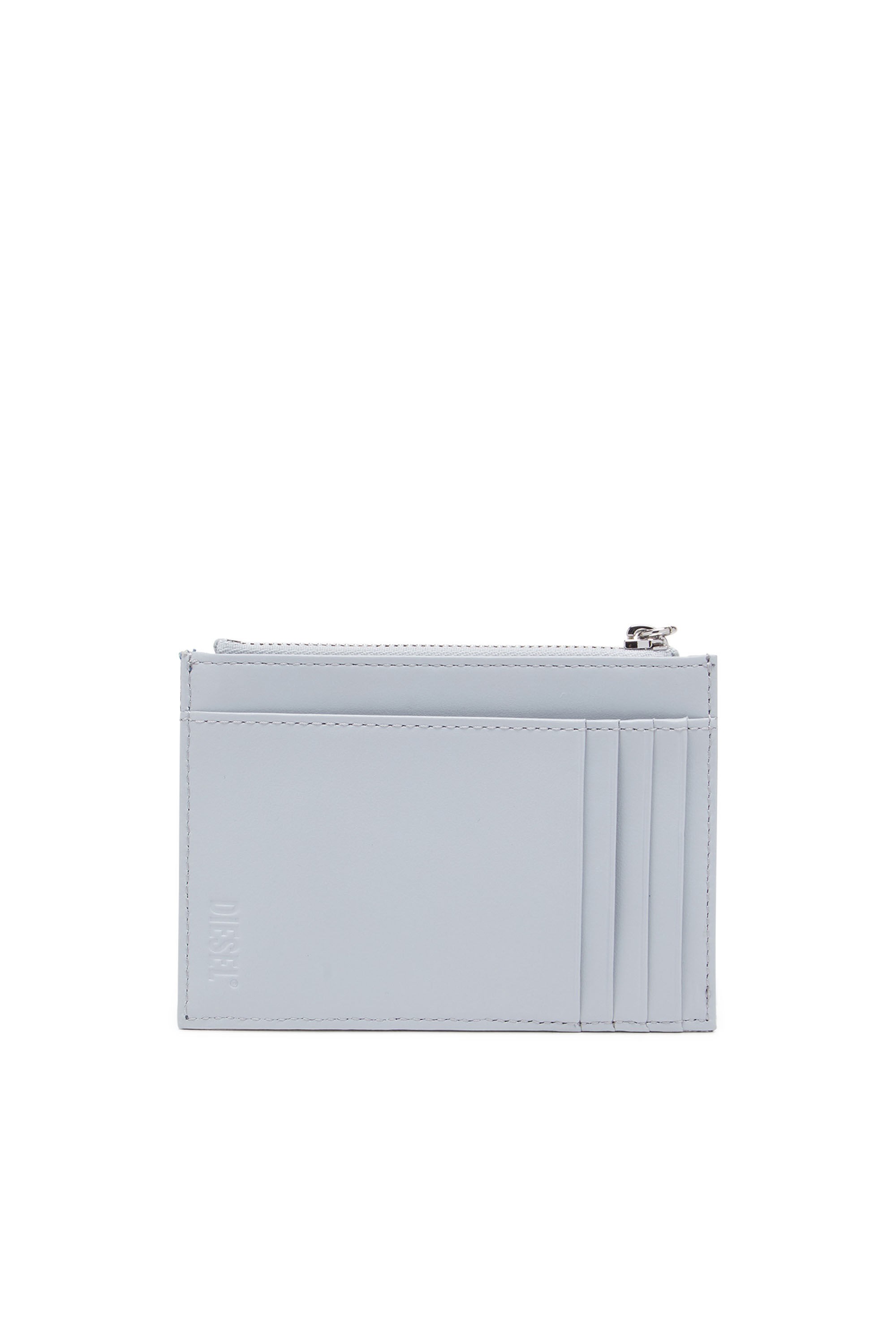 Diesel - D-VINA CARD HOLDER COIN S II, Porte-cartes en cuir et denim matelassé Femme in Bleu - 2
