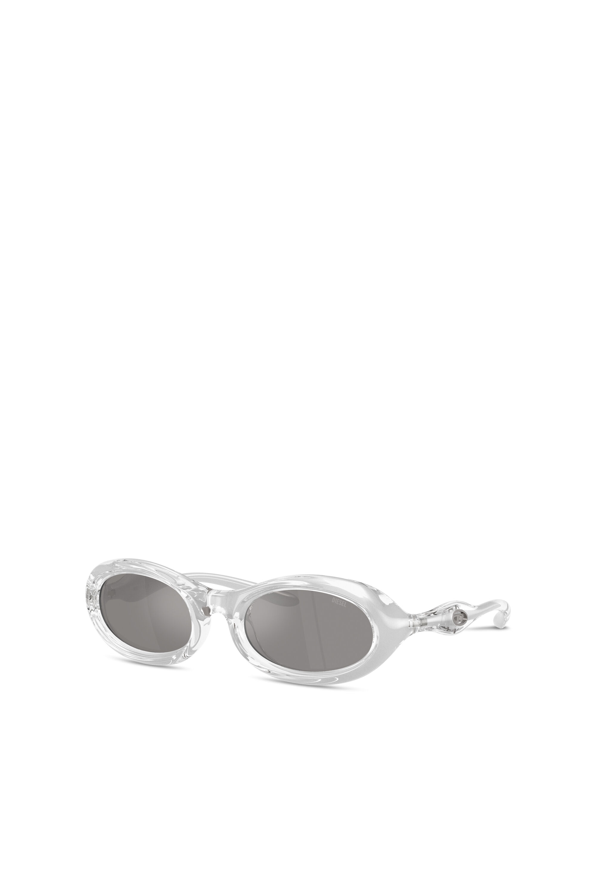 Women's Oval sunglasses | Grey | Diesel