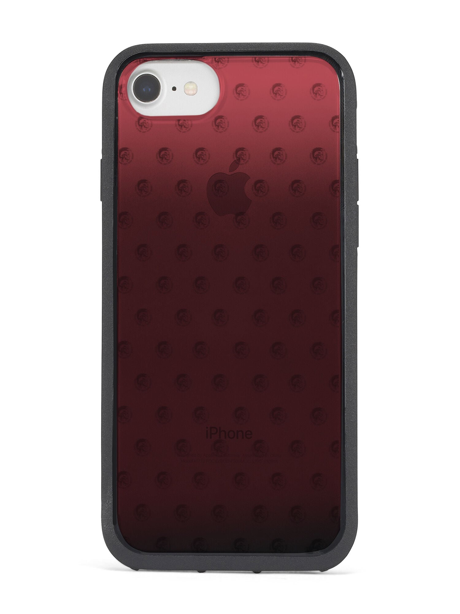 MOHICAN HEAD DOTS RED IPHONE X CASE, 