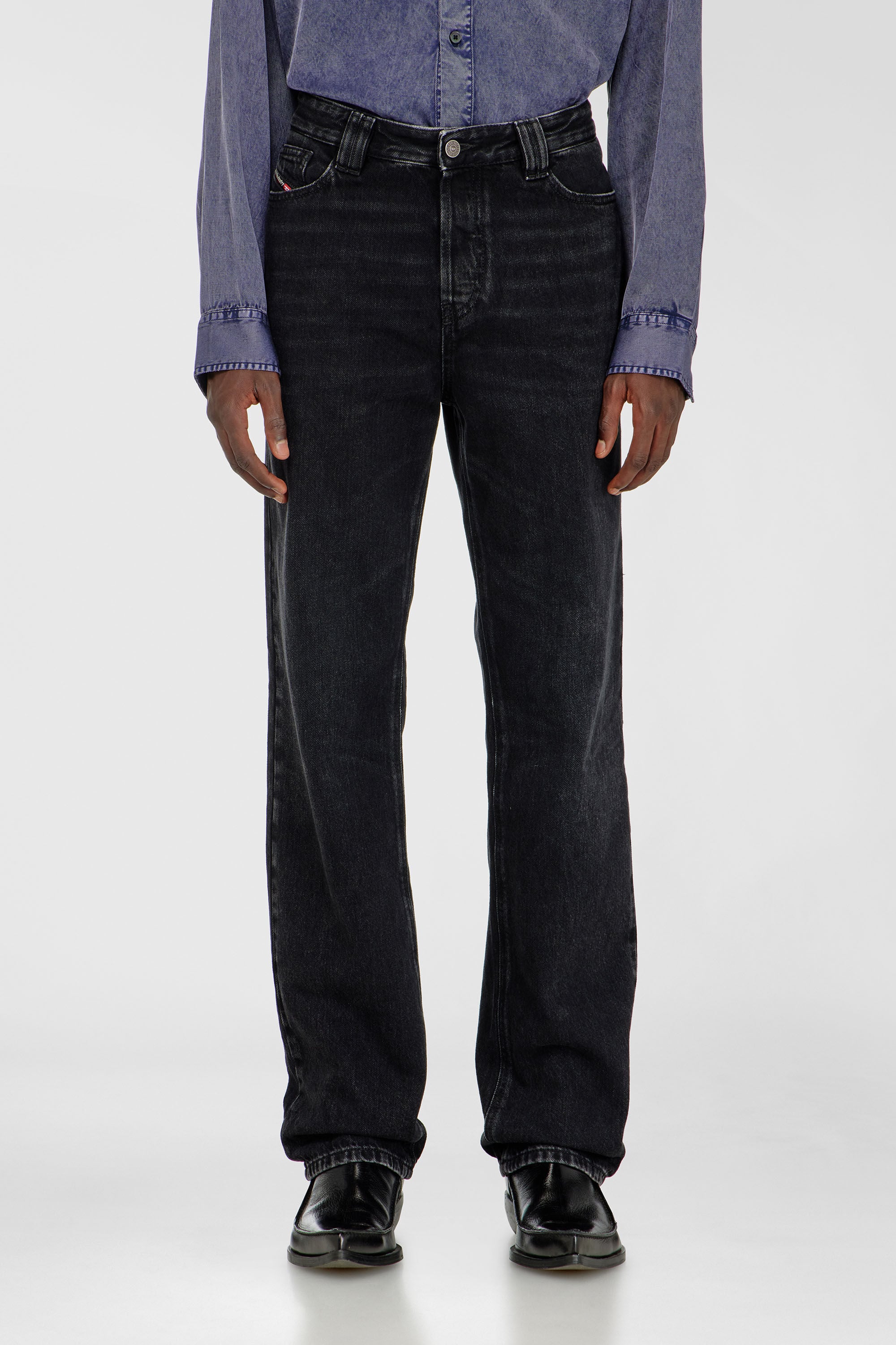 Diesel - Man's Regular Jeans 1991 D-Voeed 09P09, Black/Dark grey - 4
