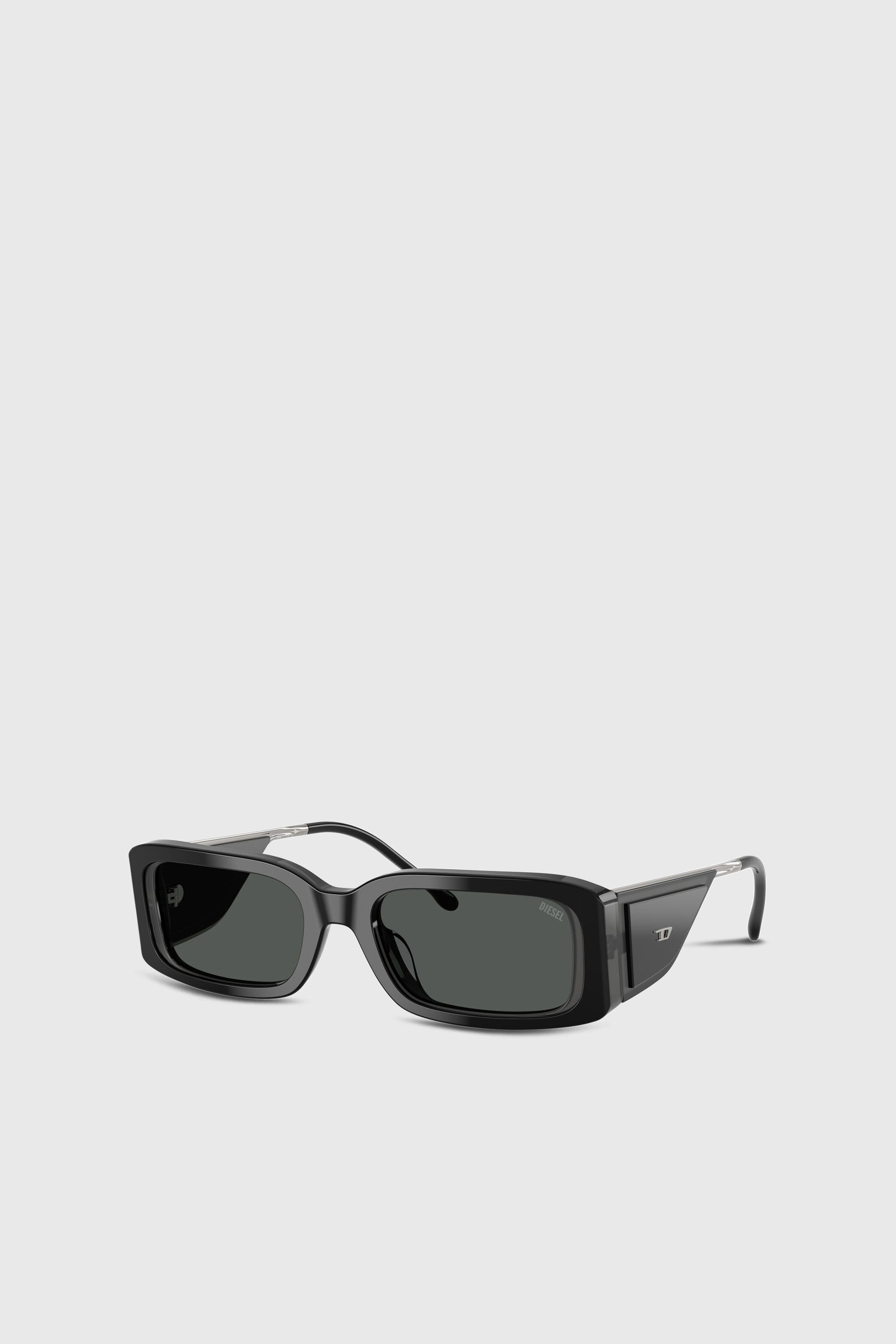 Women's Rectangle sunglasses | Black | Diesel {{Country}}